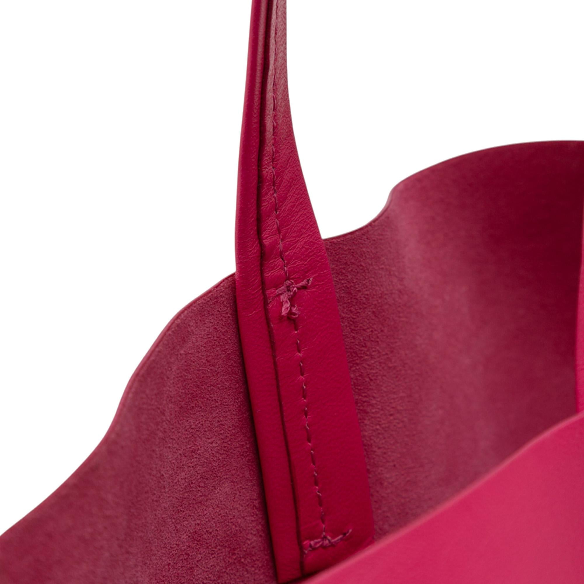 Celine Bicolor Leather Vertical Cabas Tote