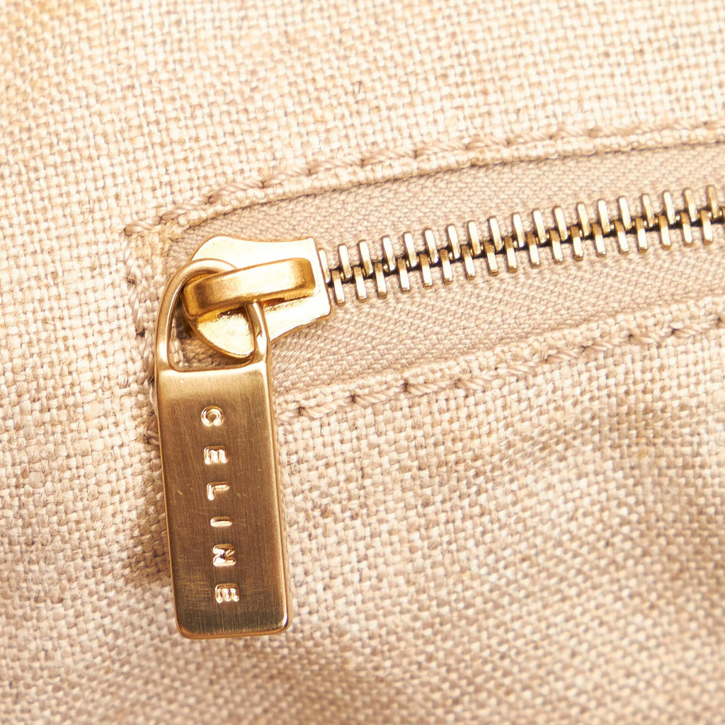 Celine Boogie Canvas Handbag (SHG-IG1MWB)