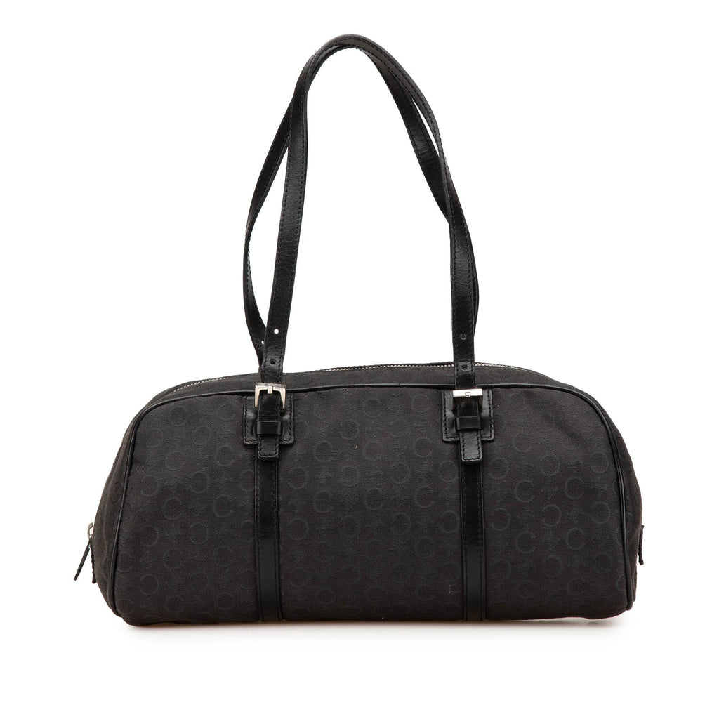 Celine C Macadam Canvas Handbag
