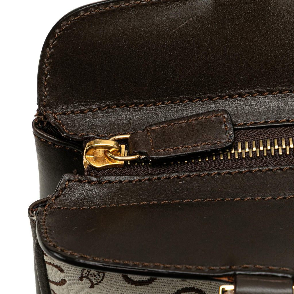 Celine C Macadam Canvas Handbag