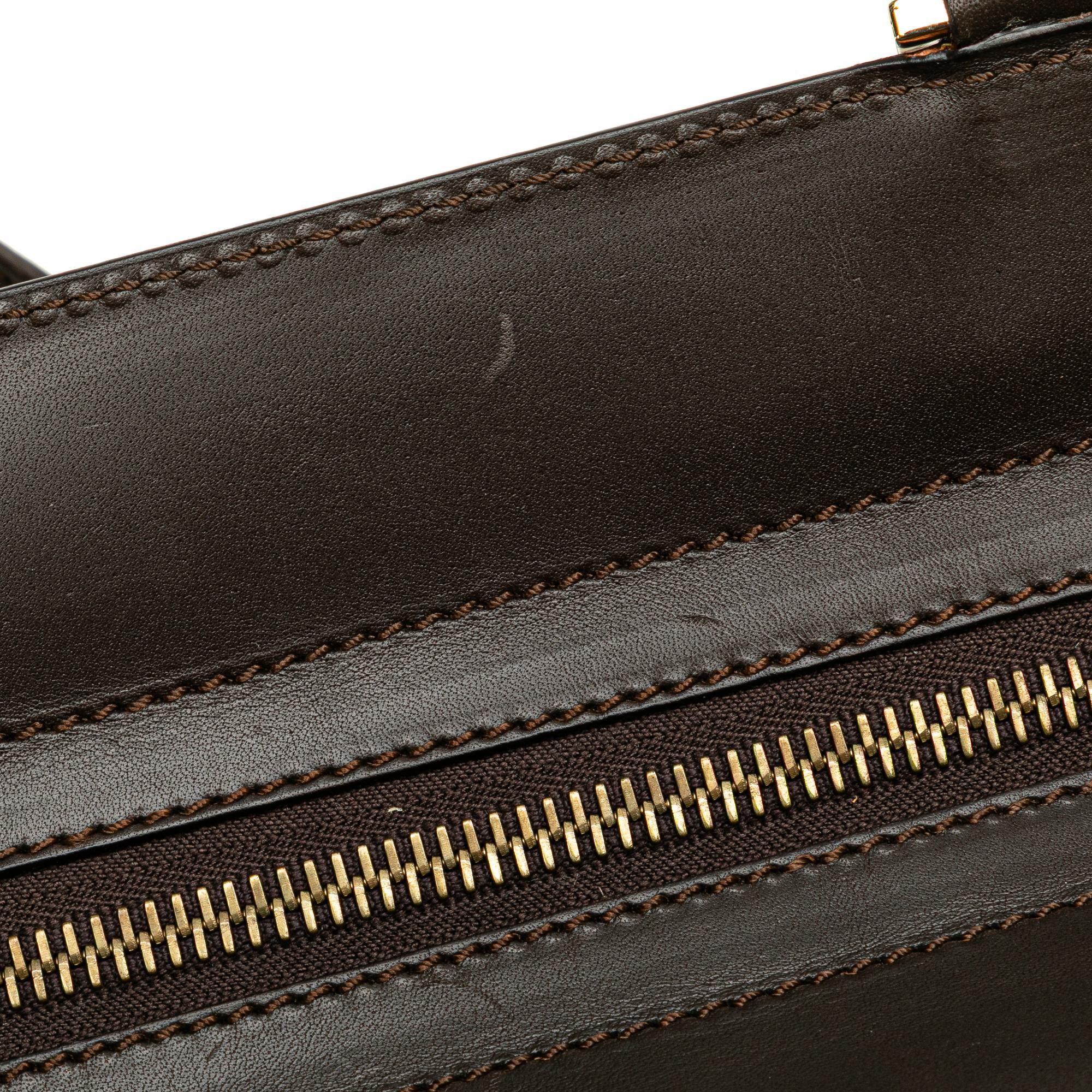 Celine C Macadam Canvas Handbag