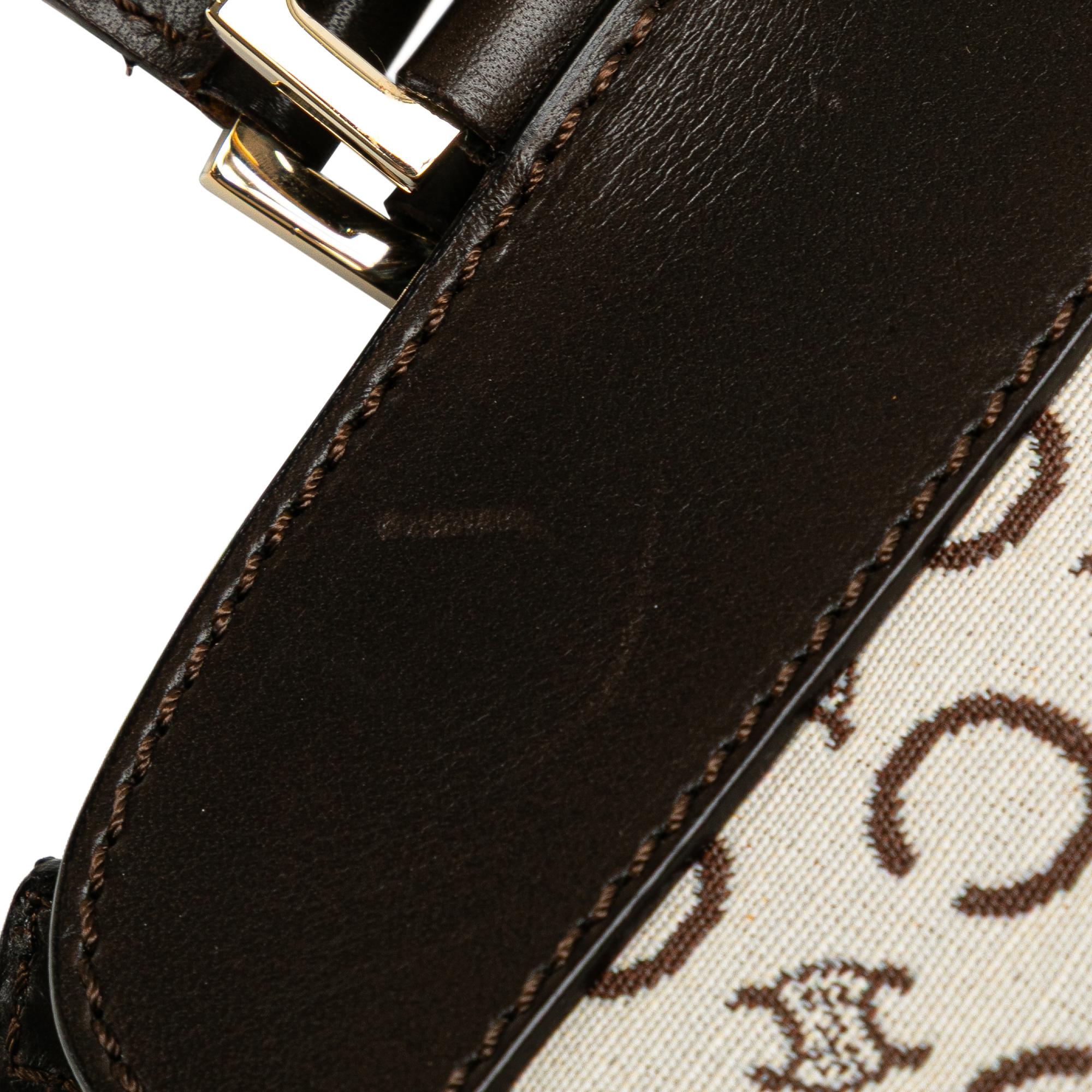 Celine C Macadam Canvas Handbag