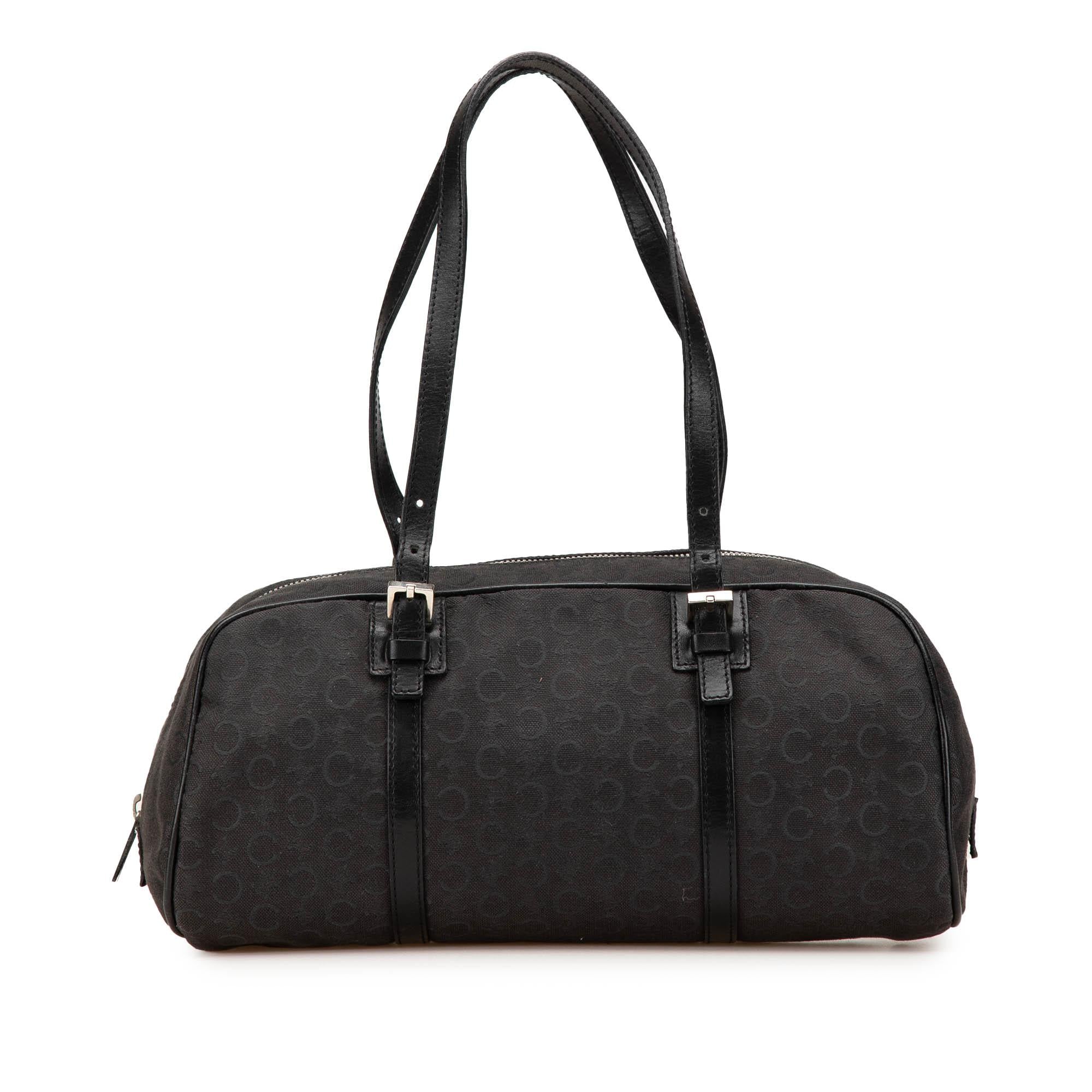 Celine C Macadam Canvas Handbag