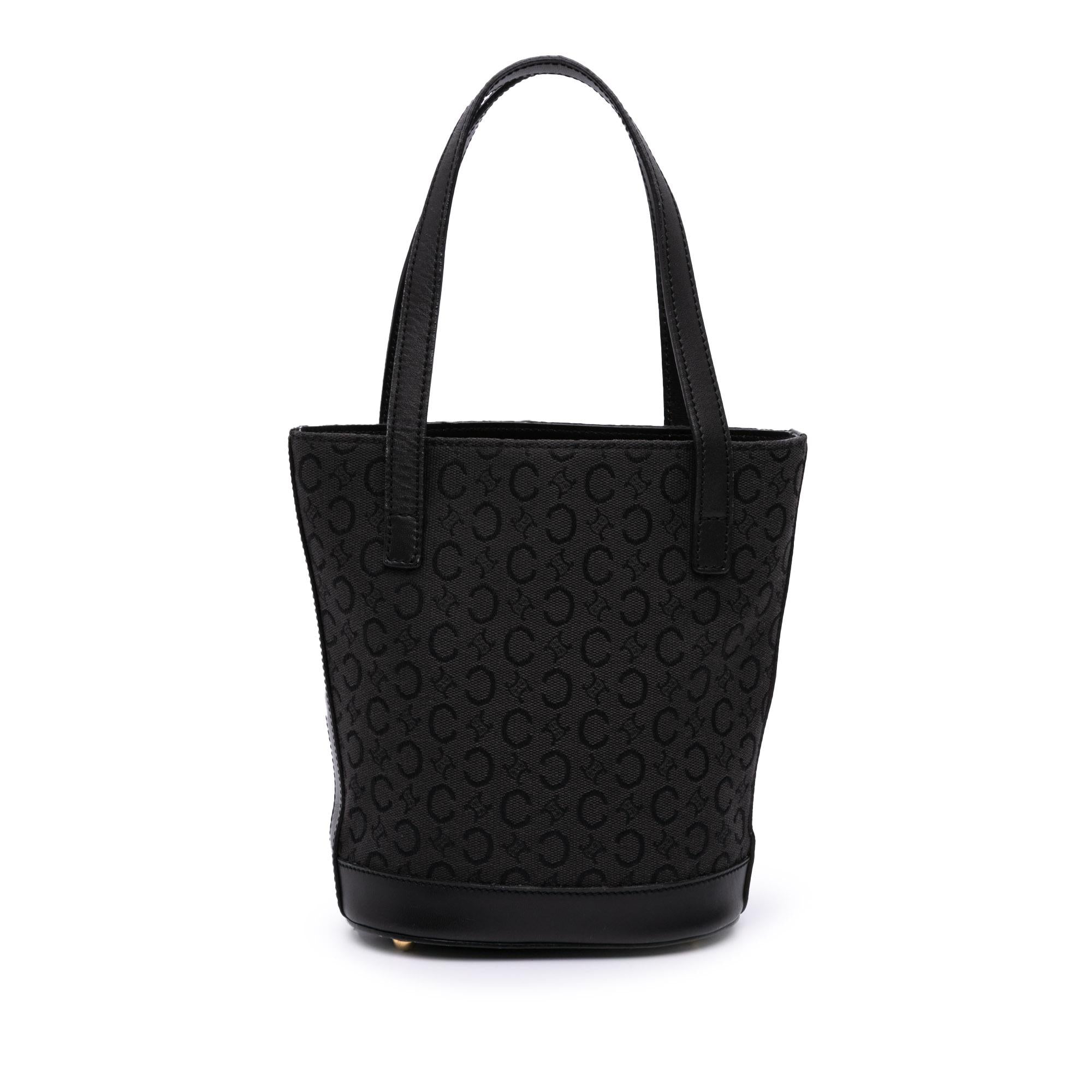 Celine C Macadam Canvas Handbag