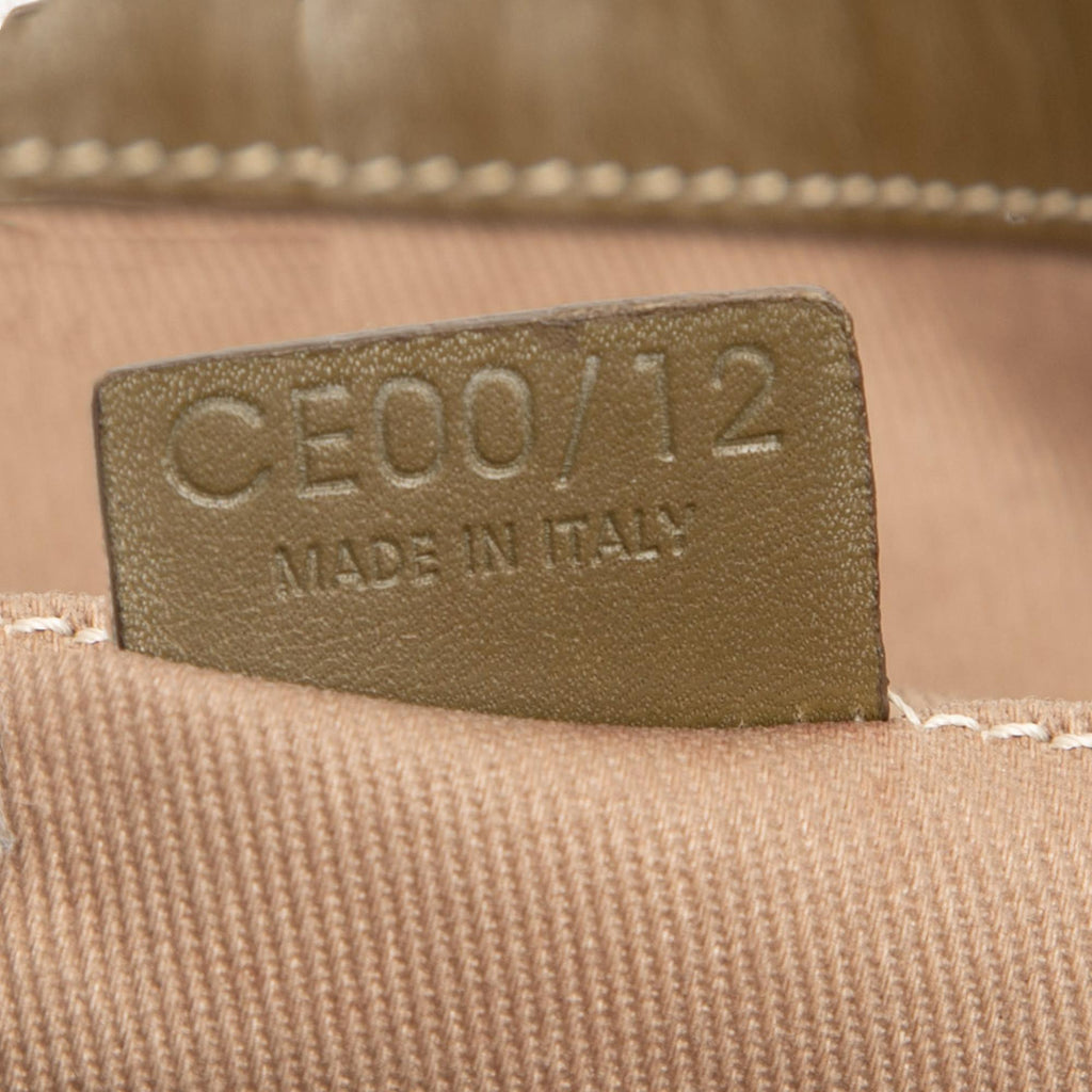 Celine C Macadam Canvas Handbag