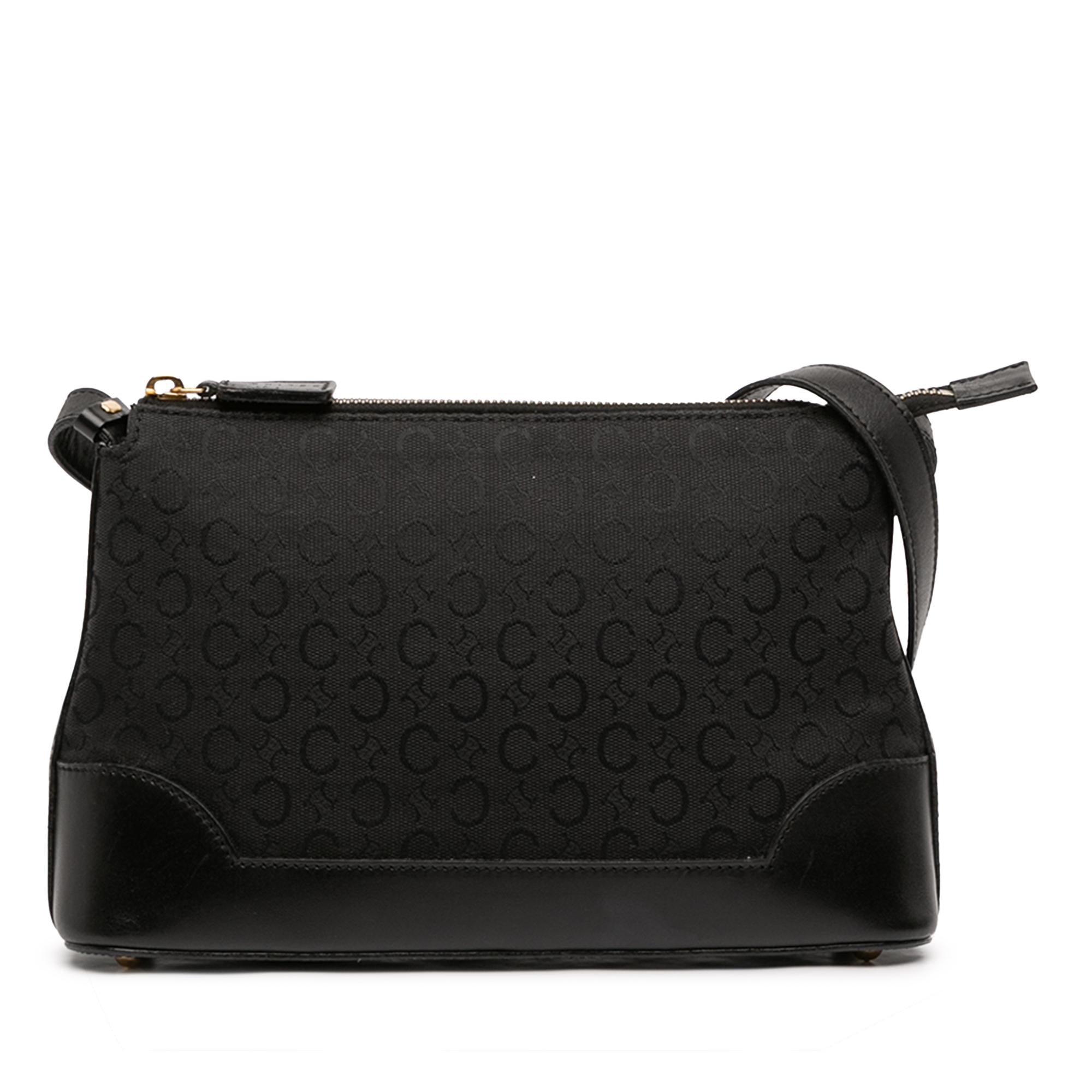 Celine C Macadam Canvas Shoulder Bag