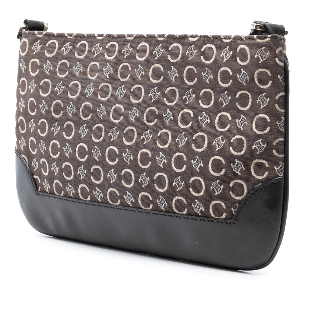 Celine C Macadam Canvas Shoulder Bag