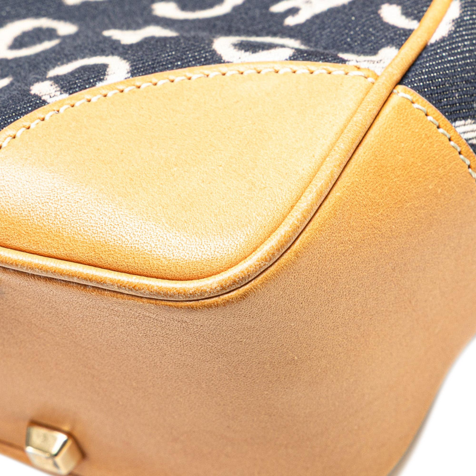 Celine C Macadam Denim Handbag