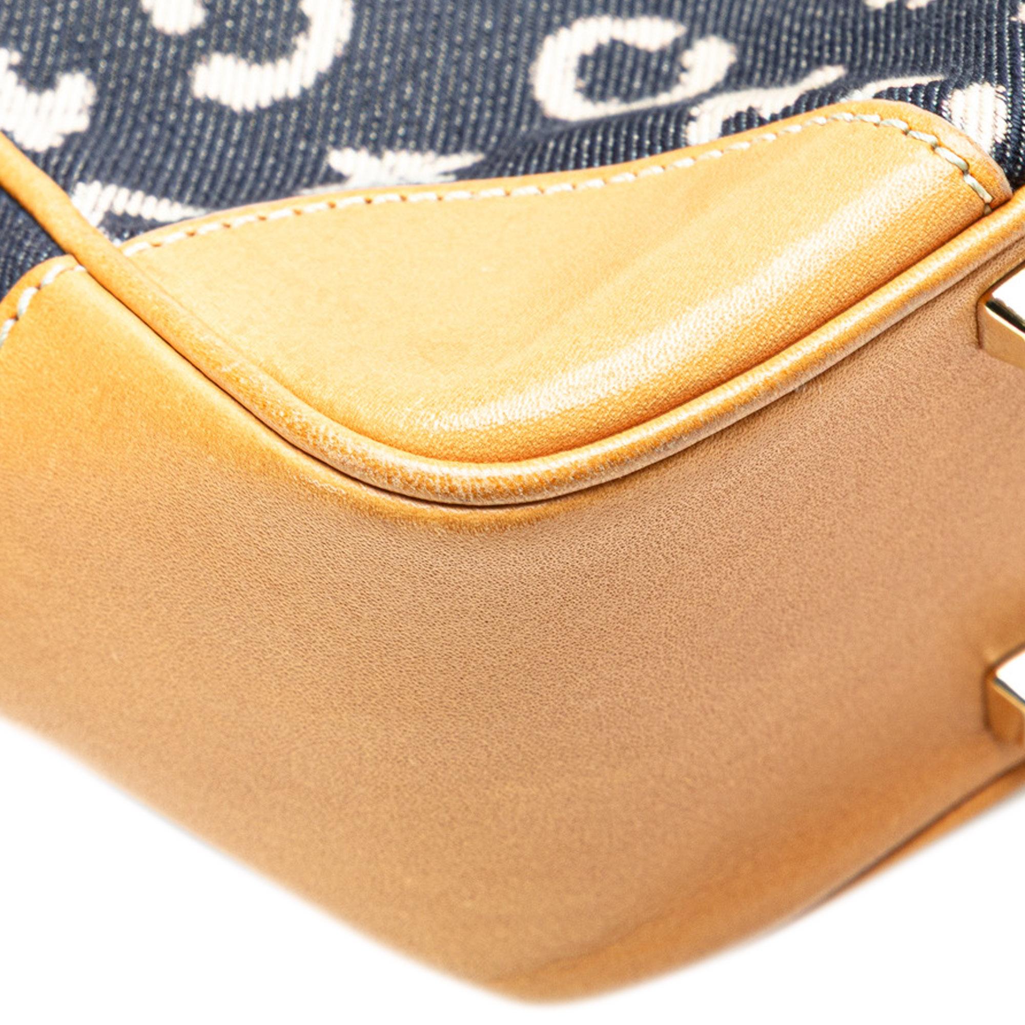 Celine C Macadam Denim Handbag