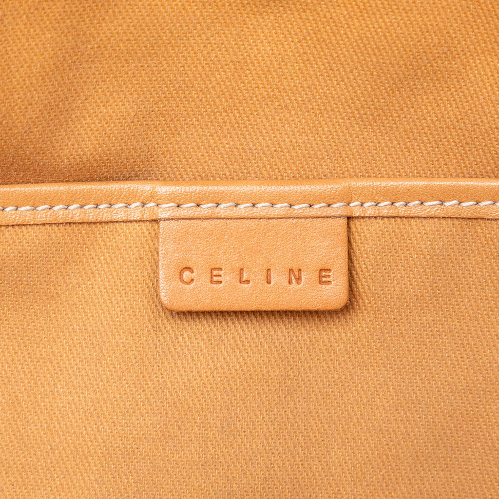 Celine C Macadam Denim Shoulder Bag