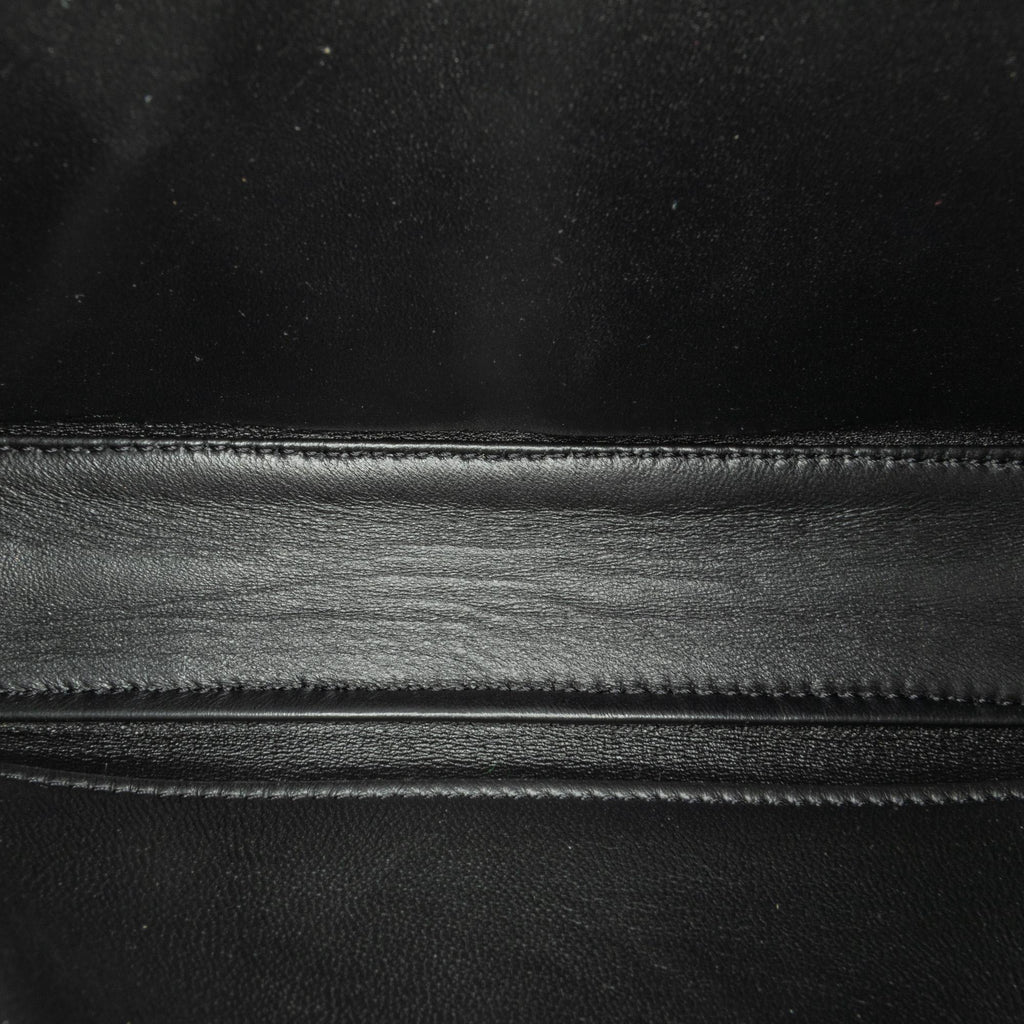Celine Calfskin Cuir Triomphe Chain Shoulder Bag (SHG-7mujIg)
