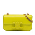 Celine Calfskin Cuir Triomphe Chain Shoulder Bag