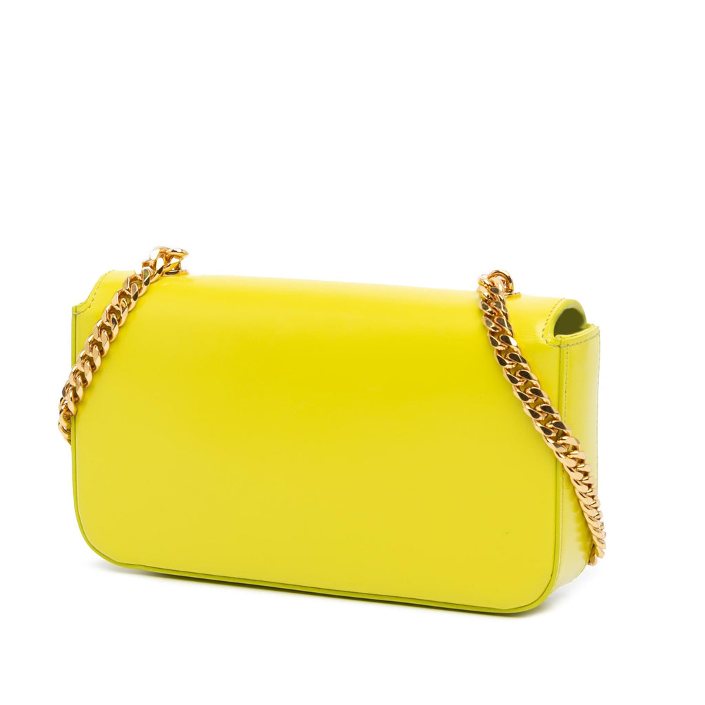 Celine Calfskin Cuir Triomphe Chain Shoulder Bag