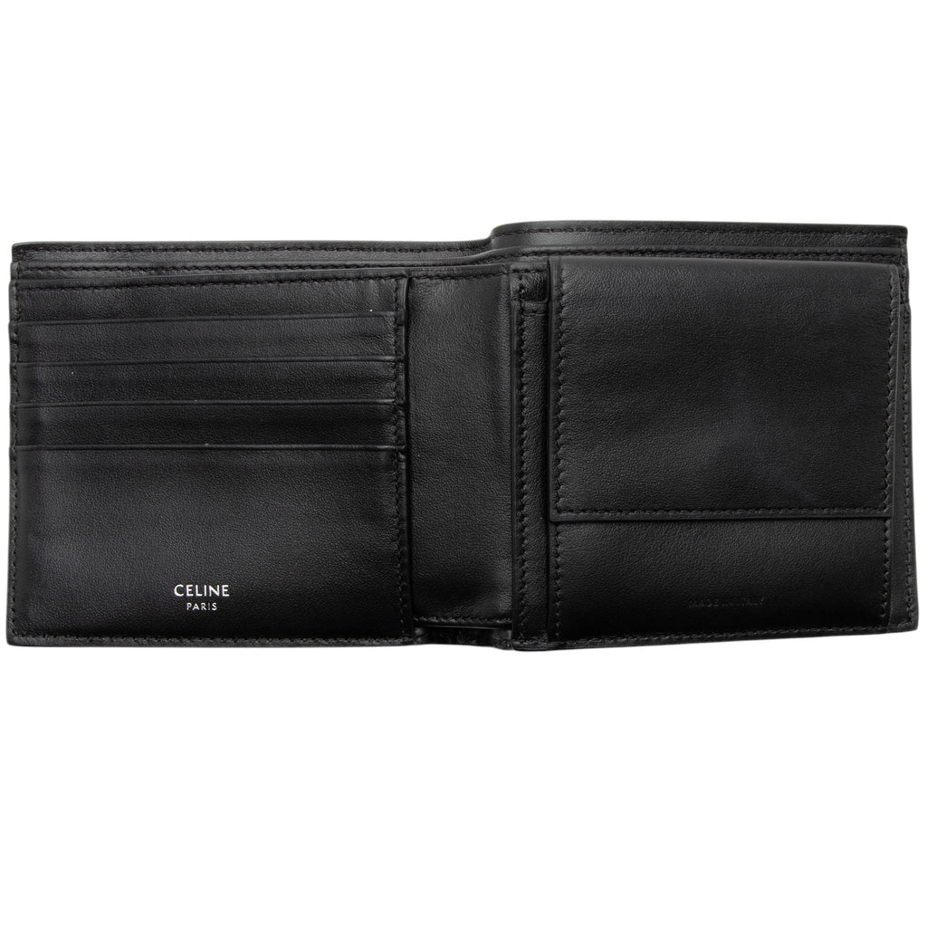 Celine Calfskin Logo Bifold Wallet