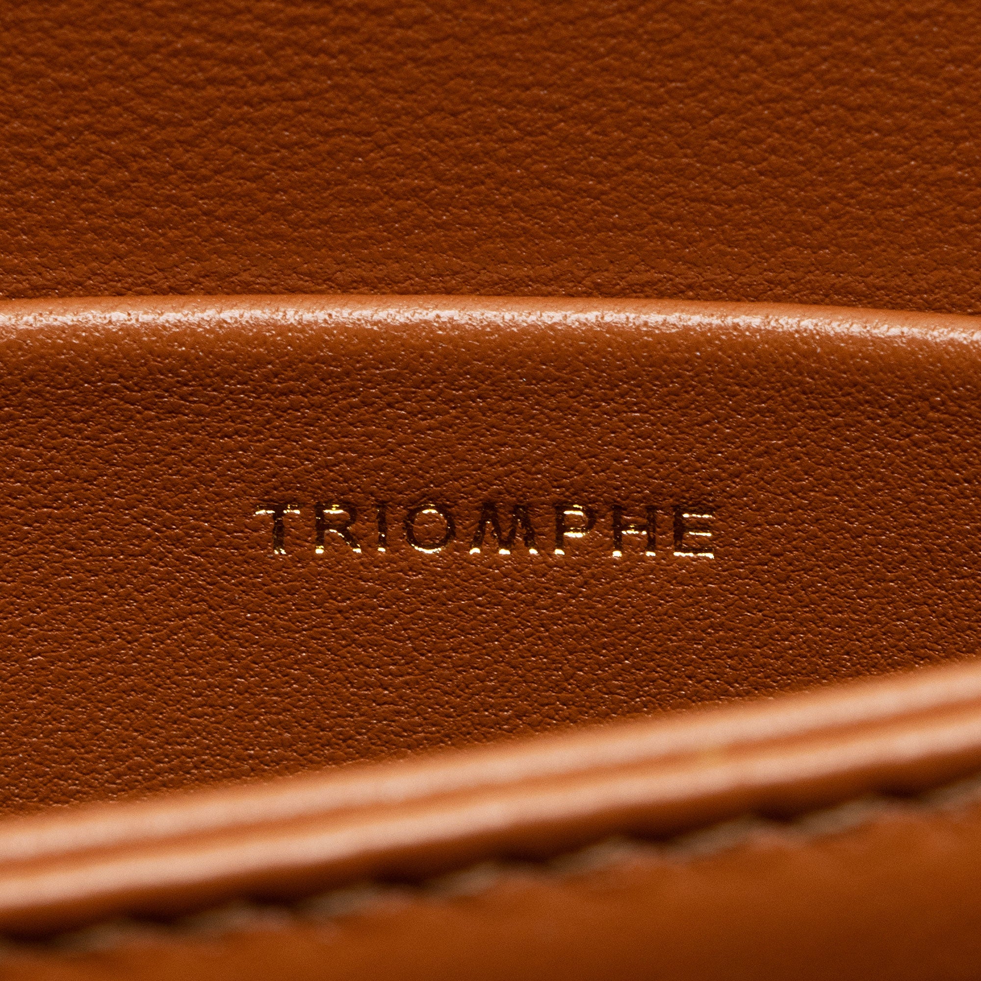 Celine Textile Calfskin Triomphe Teen Shoulder Bag (SHF-JW3M7k)