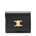 Celine Calfskin Triomphe Small Flap Wallet