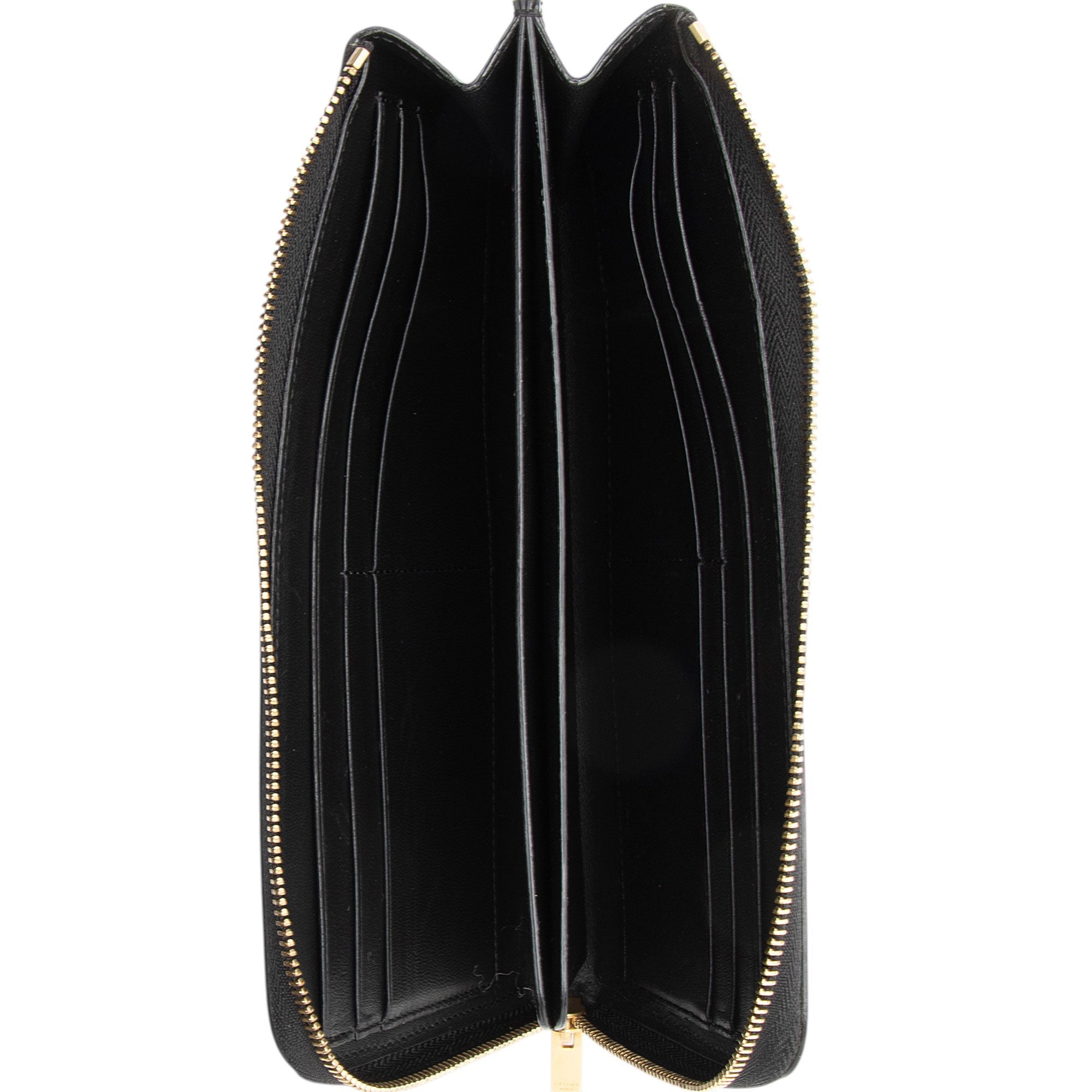 Celine Calfskin Zip Wallet