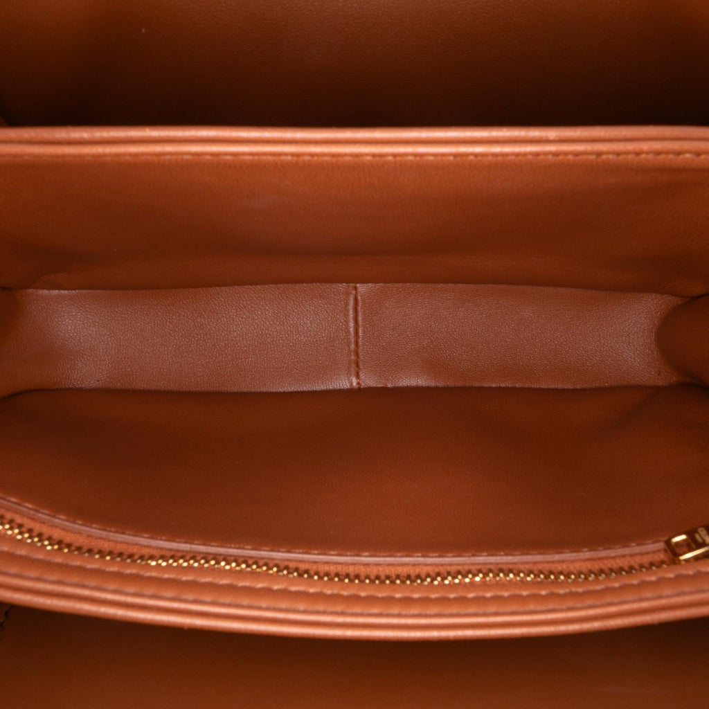 Celine Classique Natural Calfskin Triomphe Crossbody