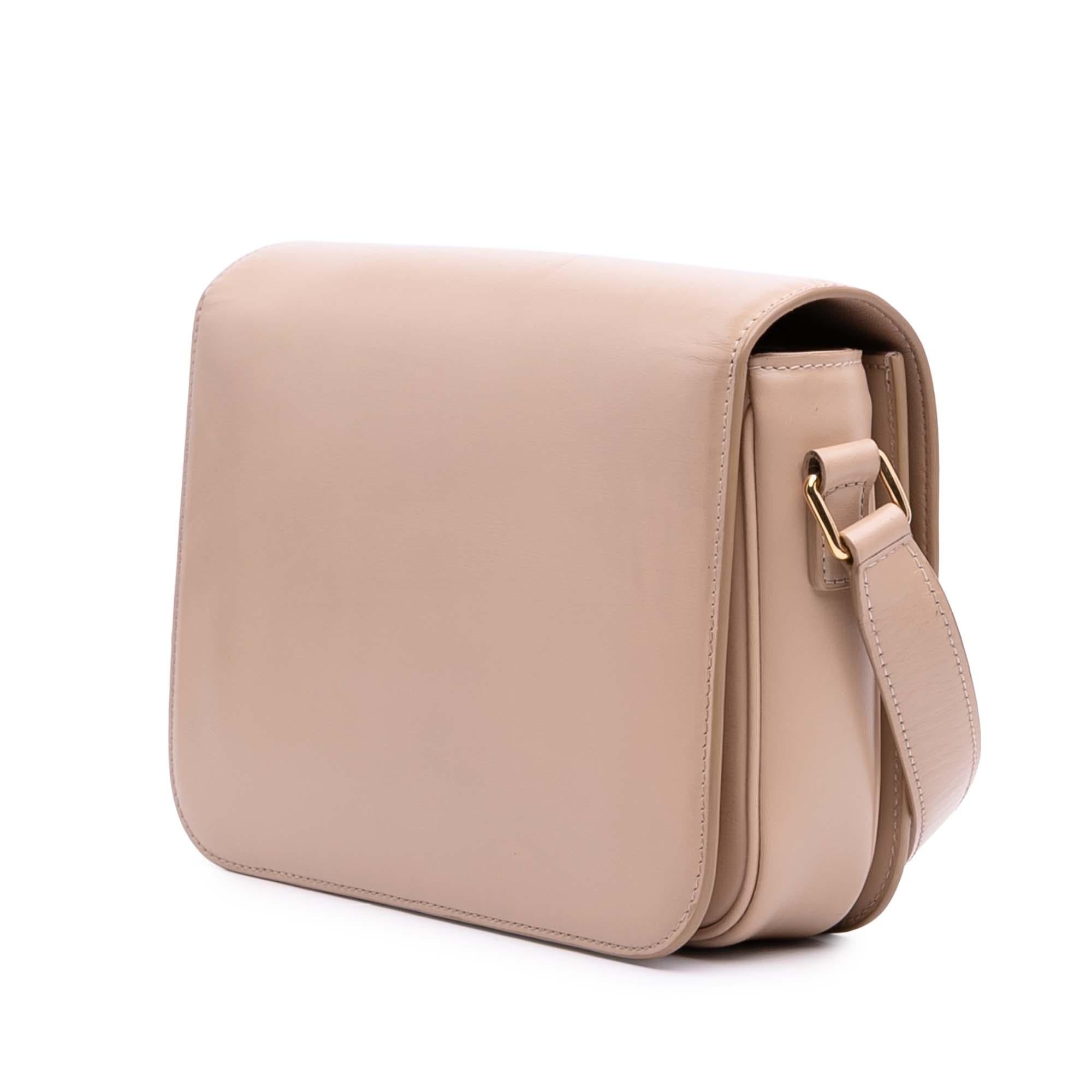 Celine Classique Shiny Calfskin Triomphe Crossbody
