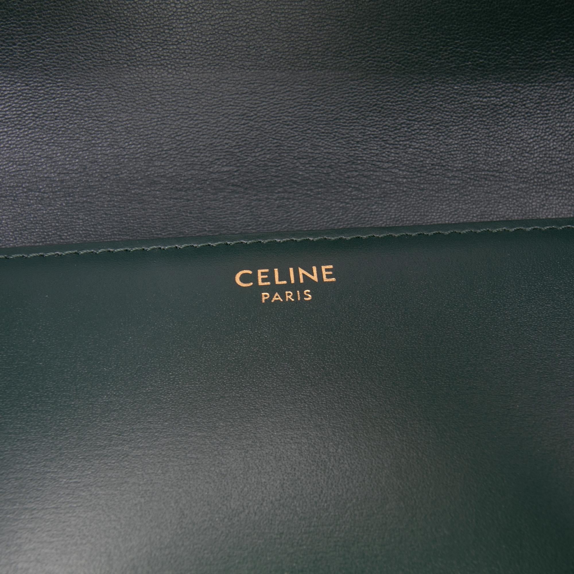 Celine Classique Shiny Calfskin Triomphe Crossbody