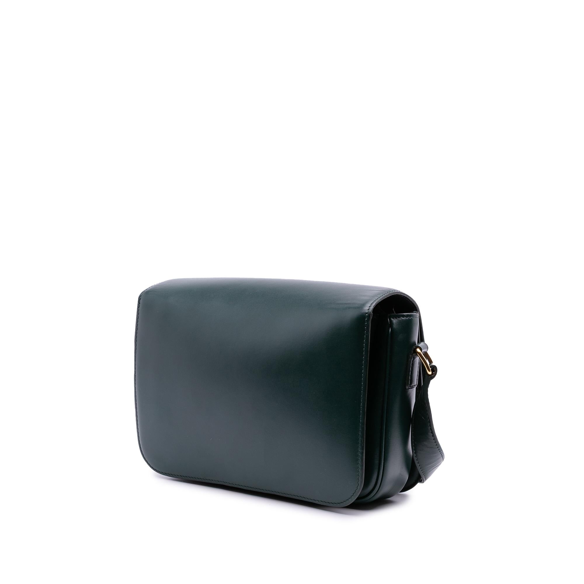 Celine Classique Shiny Calfskin Triomphe Crossbody