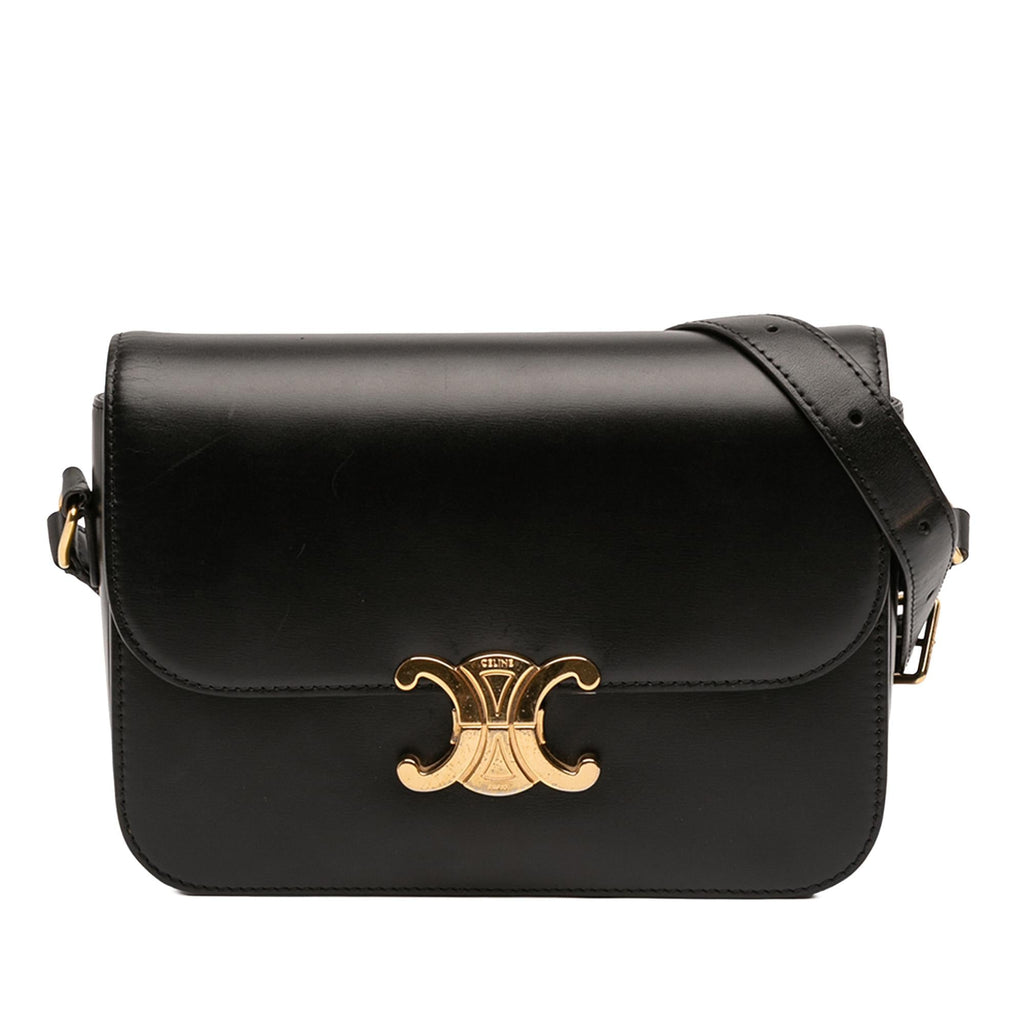 Celine Classique Shiny Calfskin Triomphe Crossbody