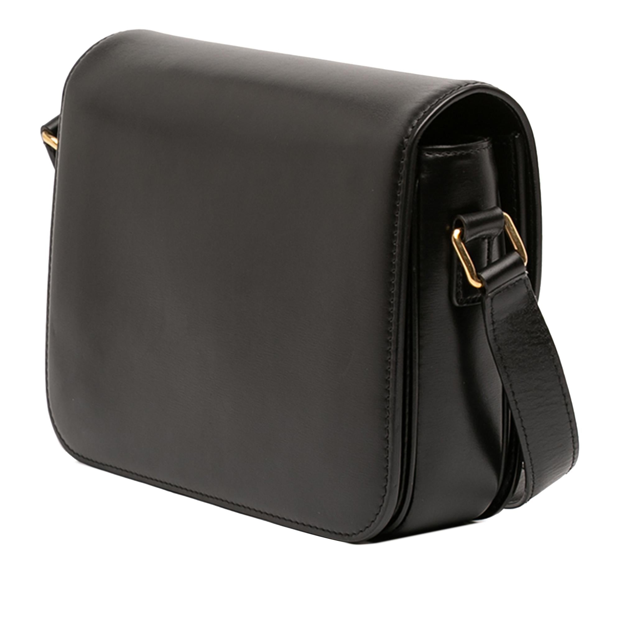 Celine Classique Shiny Calfskin Triomphe Crossbody