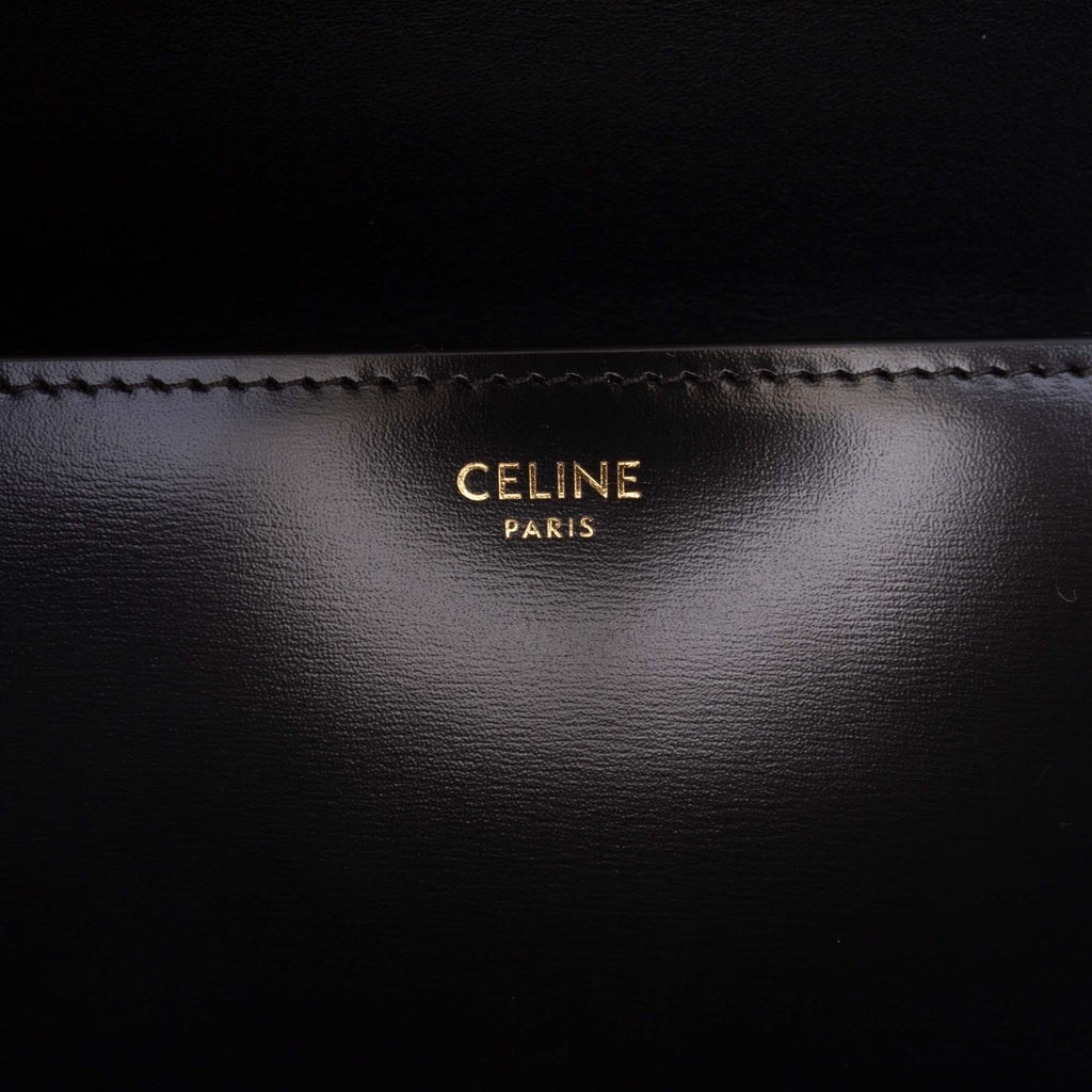 Celine Classique Shiny Calfskin Triomphe Crossbody