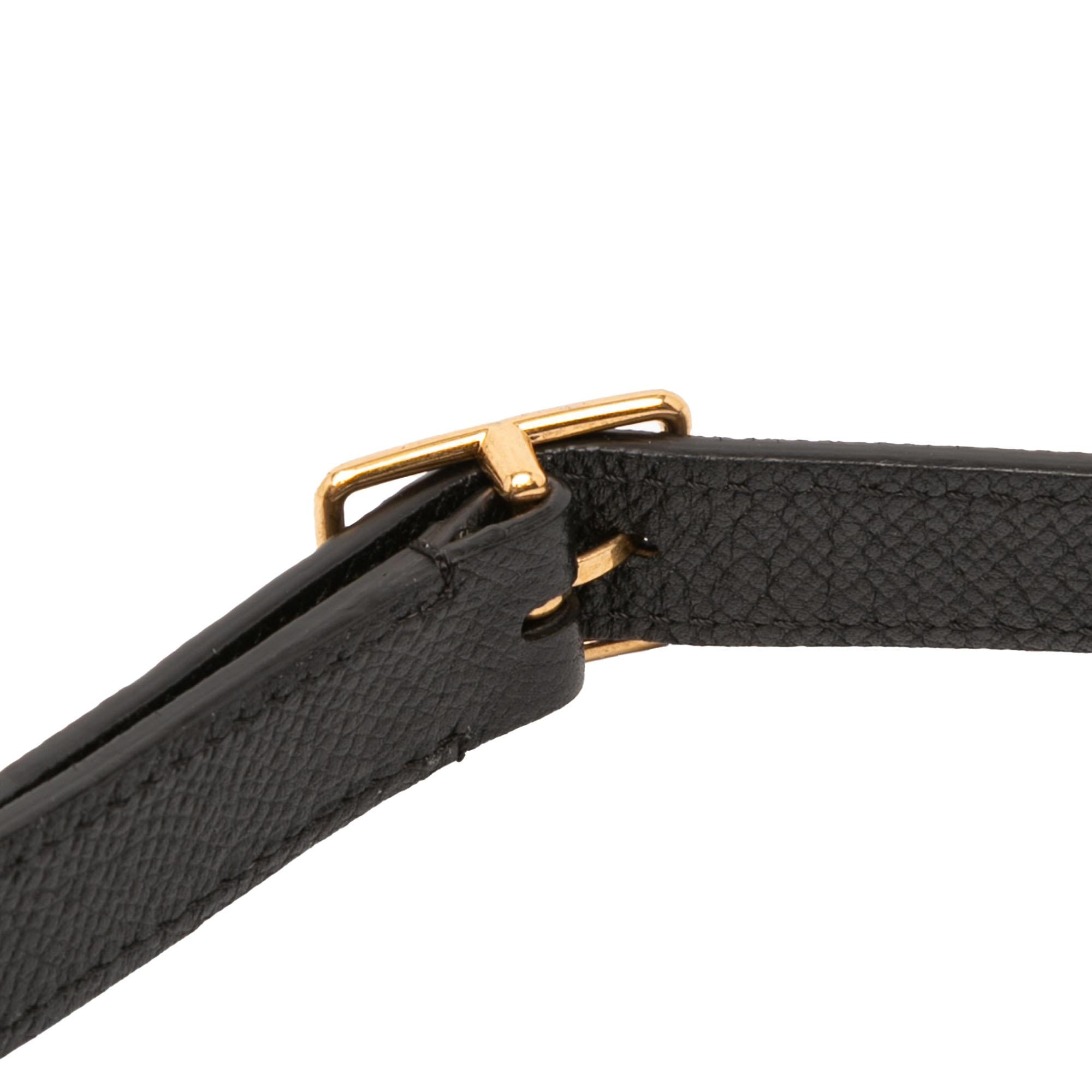 Celine Compact Grained Calfskin Trotteur Crossbody