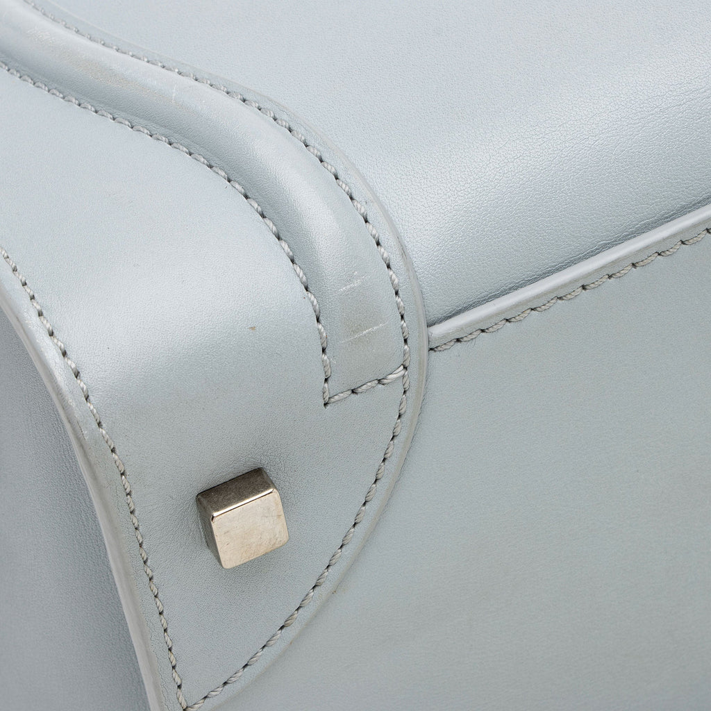 Celine Drummed Calfskin Mini Luggage Tote