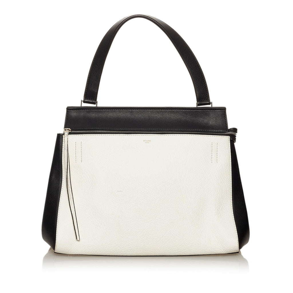 Celine Edge Bicolor Leather Handbag (SHG-29335)