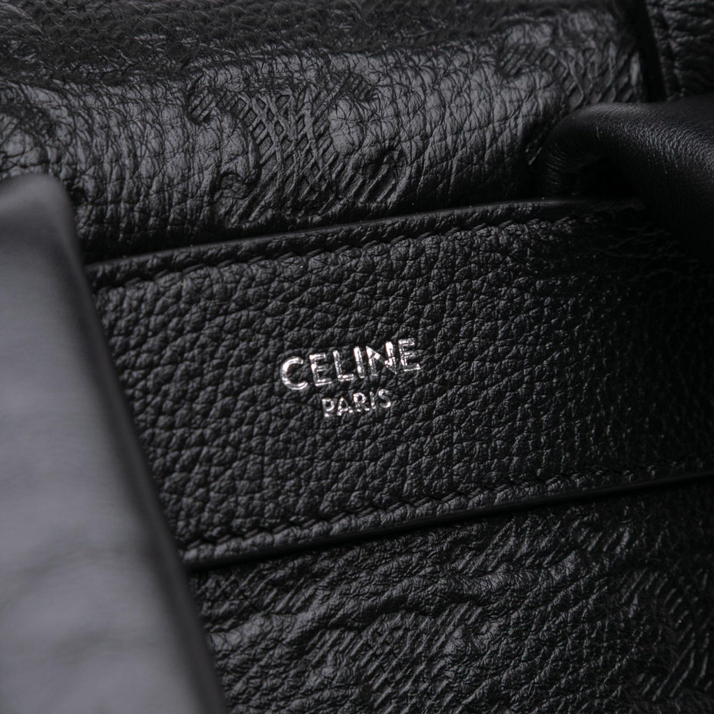 Celine Embossed Calfskin Triomphe Backpack