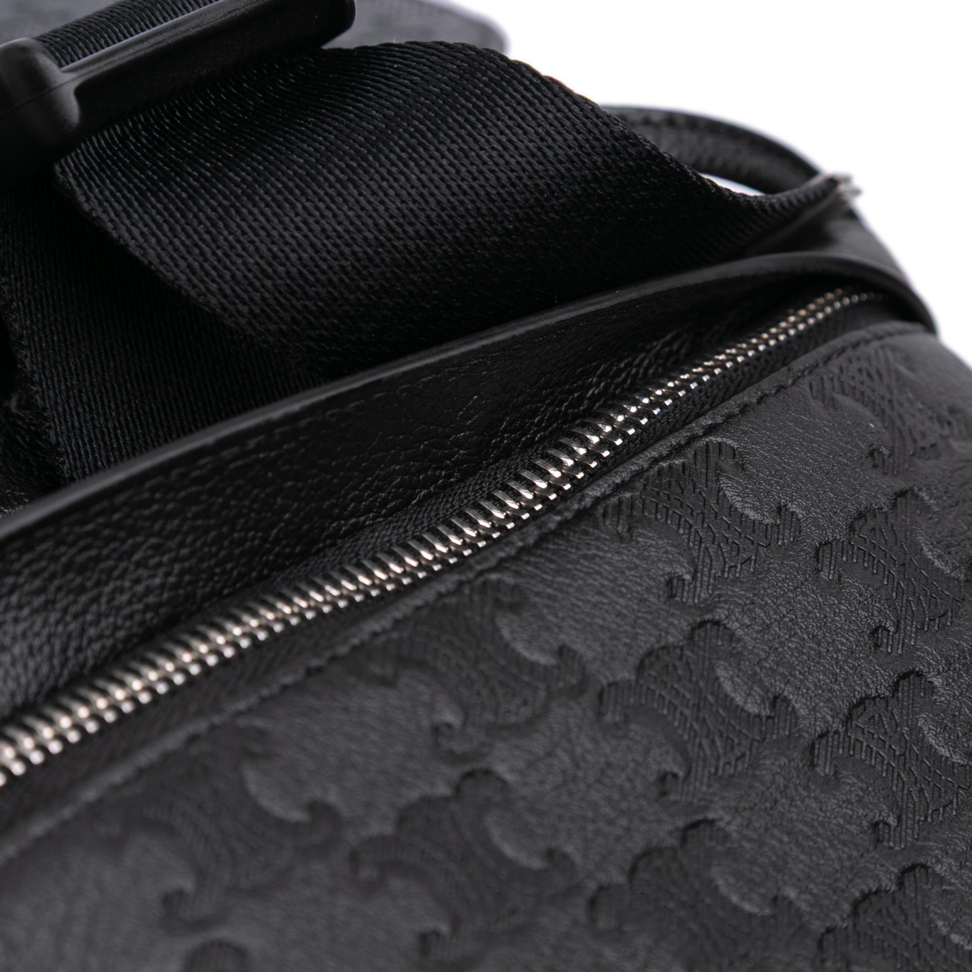 Celine Embossed Calfskin Triomphe Backpack
