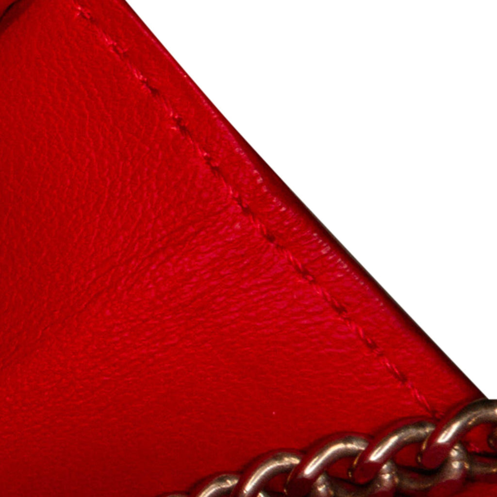 Celine Frame Leather Wallet on Chain (SHG-Pas2w0)