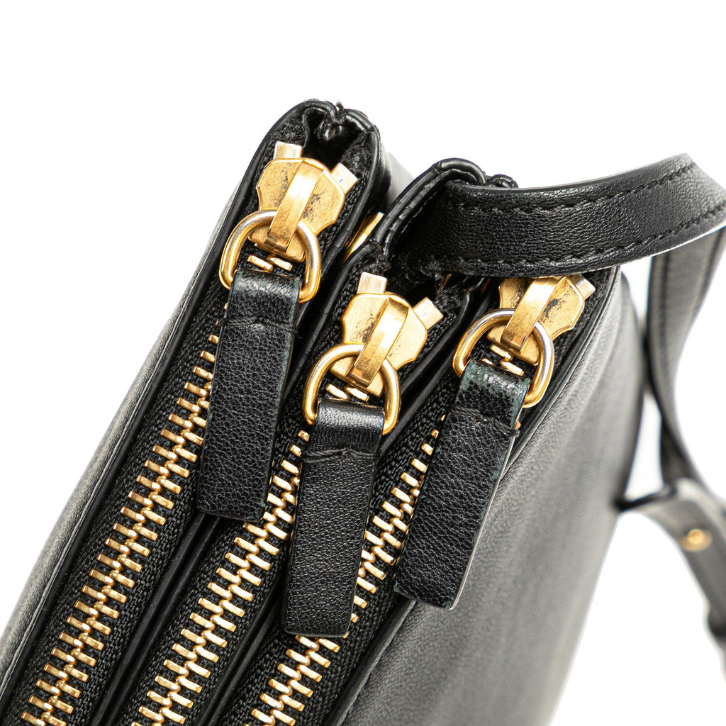 Celine Large Lambskin Trio Crossbody