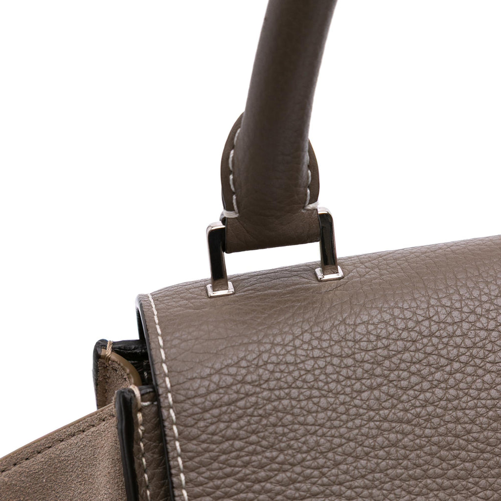 Celine Large Leather Trapeze Satchel