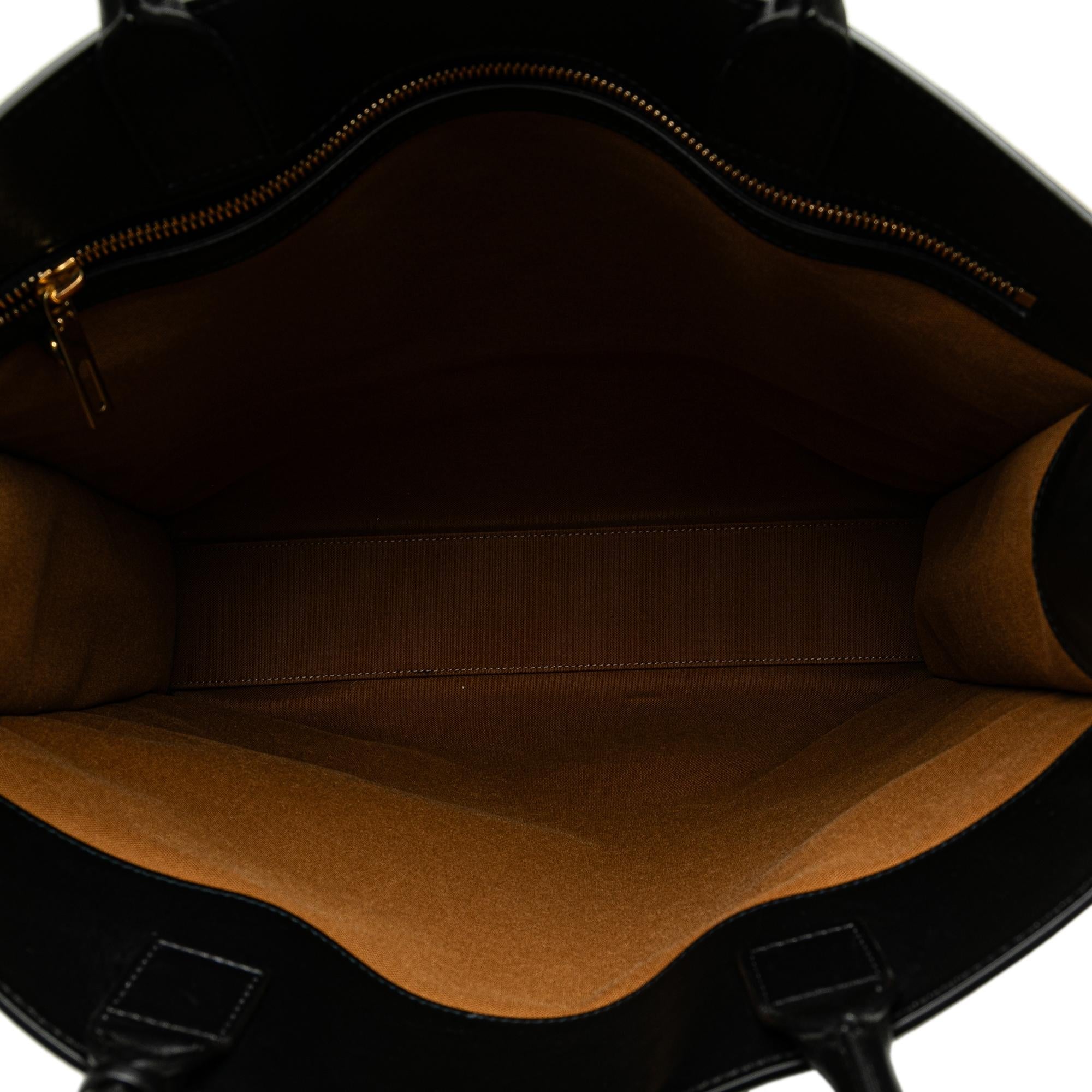 Celine Large Triomphe Coated Canvas Cabas Vertical Tote
