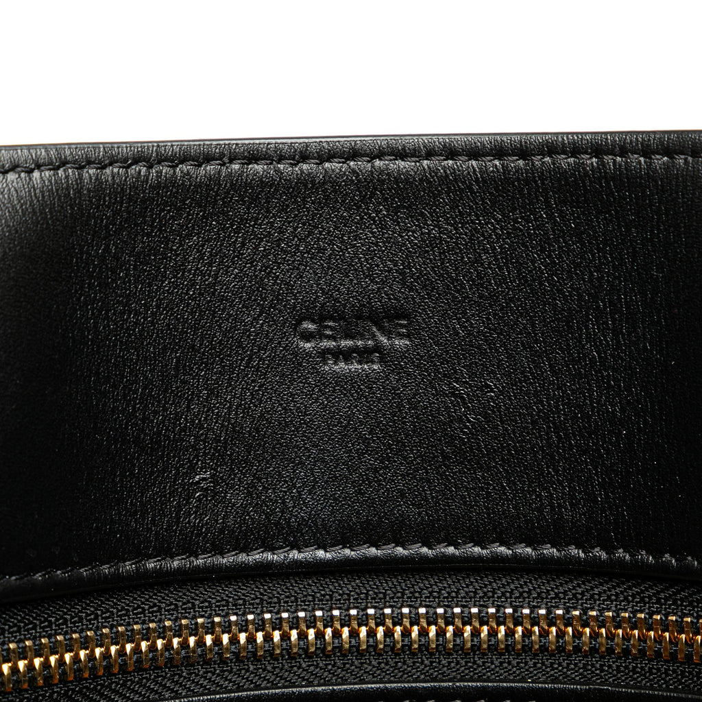 Celine Large Triomphe Coated Canvas Cabas Vertical Tote