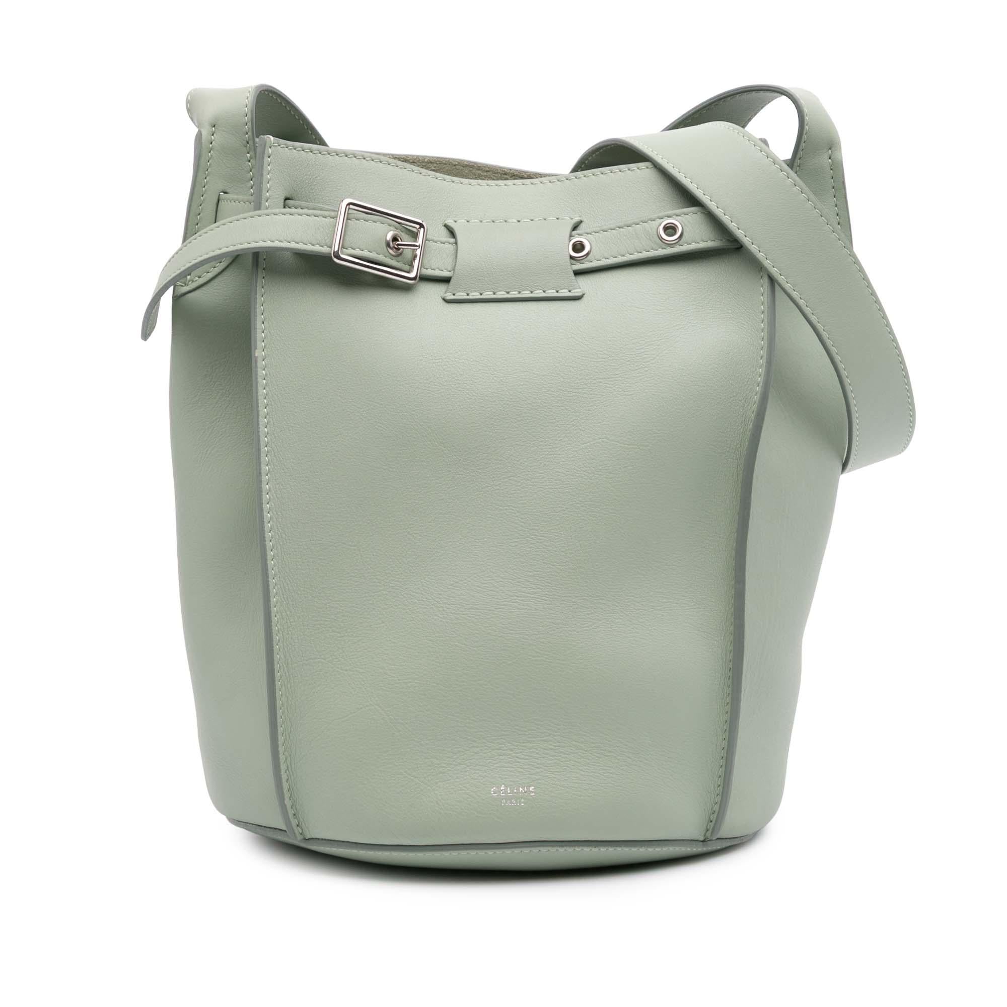 Celine Leather Big Bag Bucket Crossbody