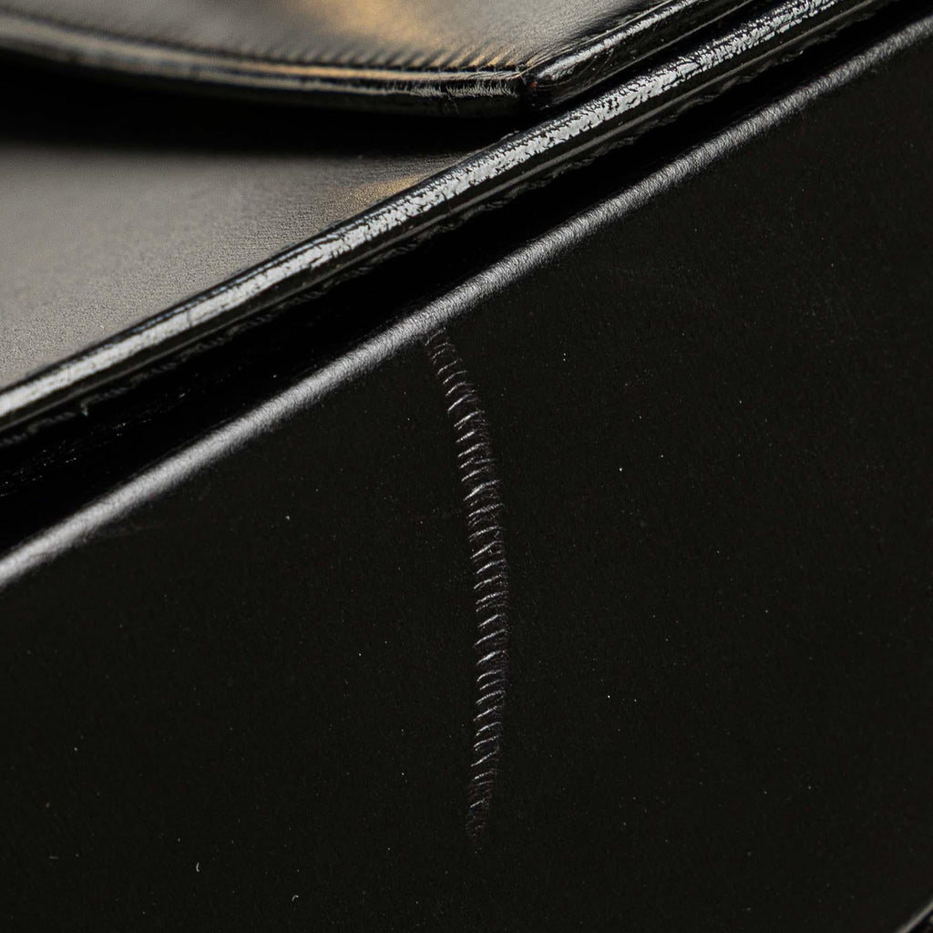 Celine Leather Top Handle Bag