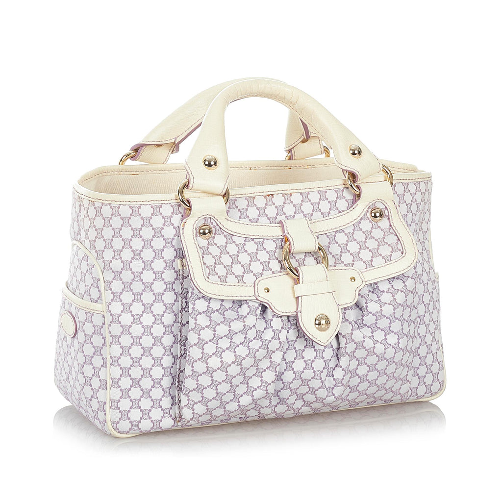 Celine Macadam Boogie Canvas Handbag (SHG-37784)