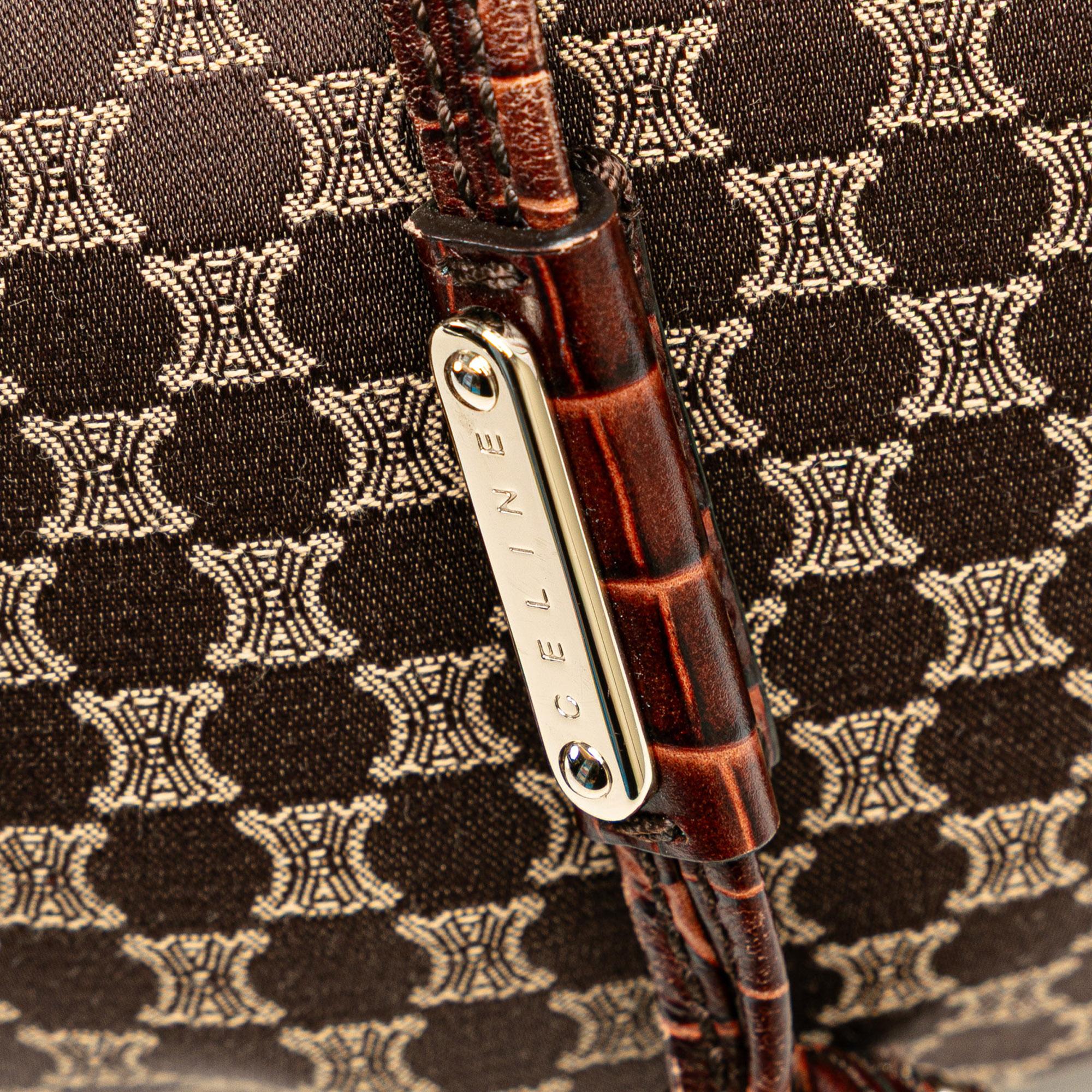 Celine Macadam Canvas Bittersweet Hobo