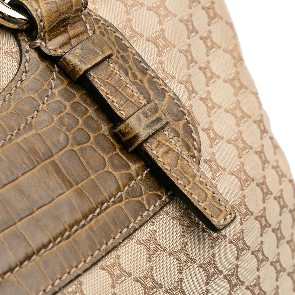 Celine Macadam Canvas Boogie Handbag
