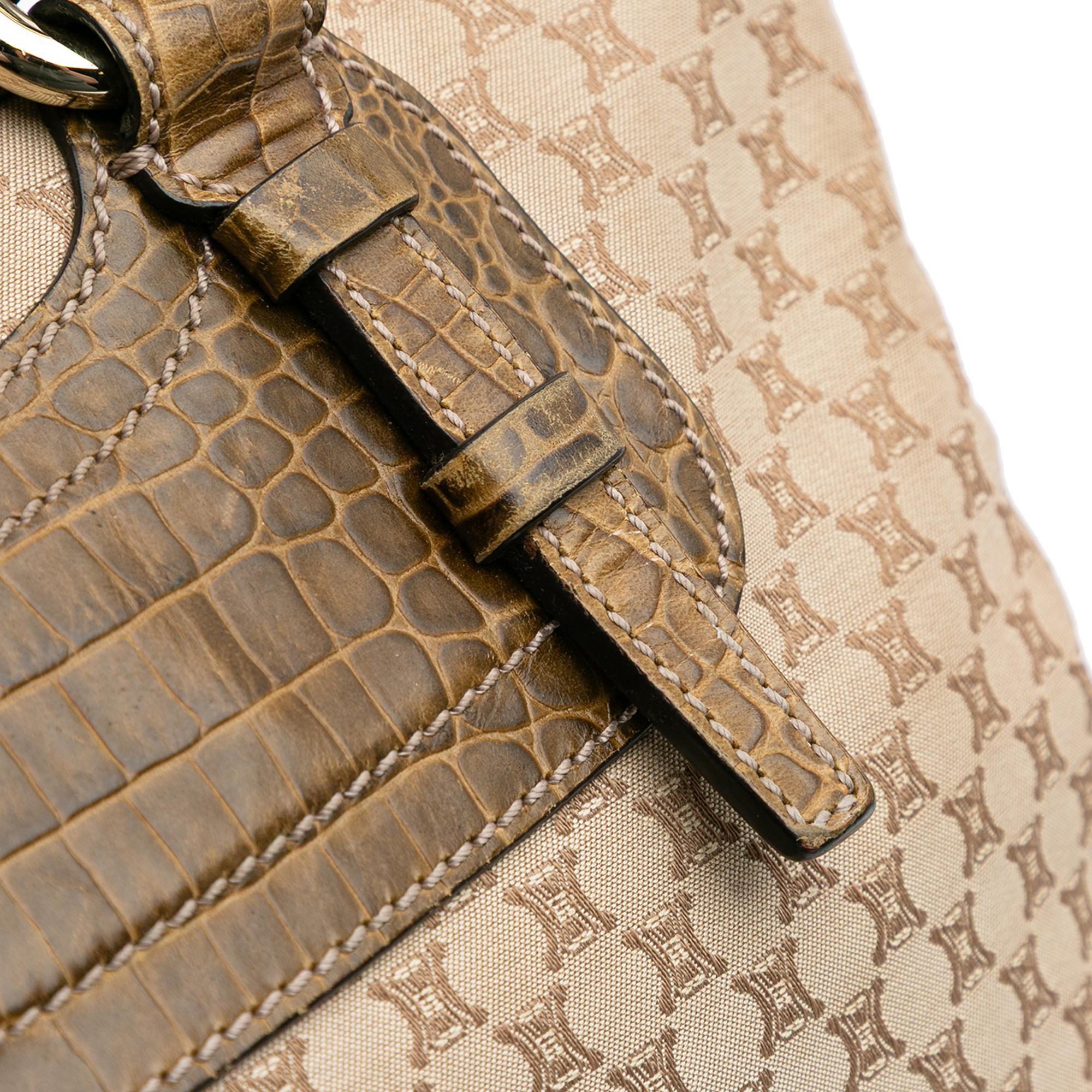 Celine Macadam Canvas Boogie Handbag