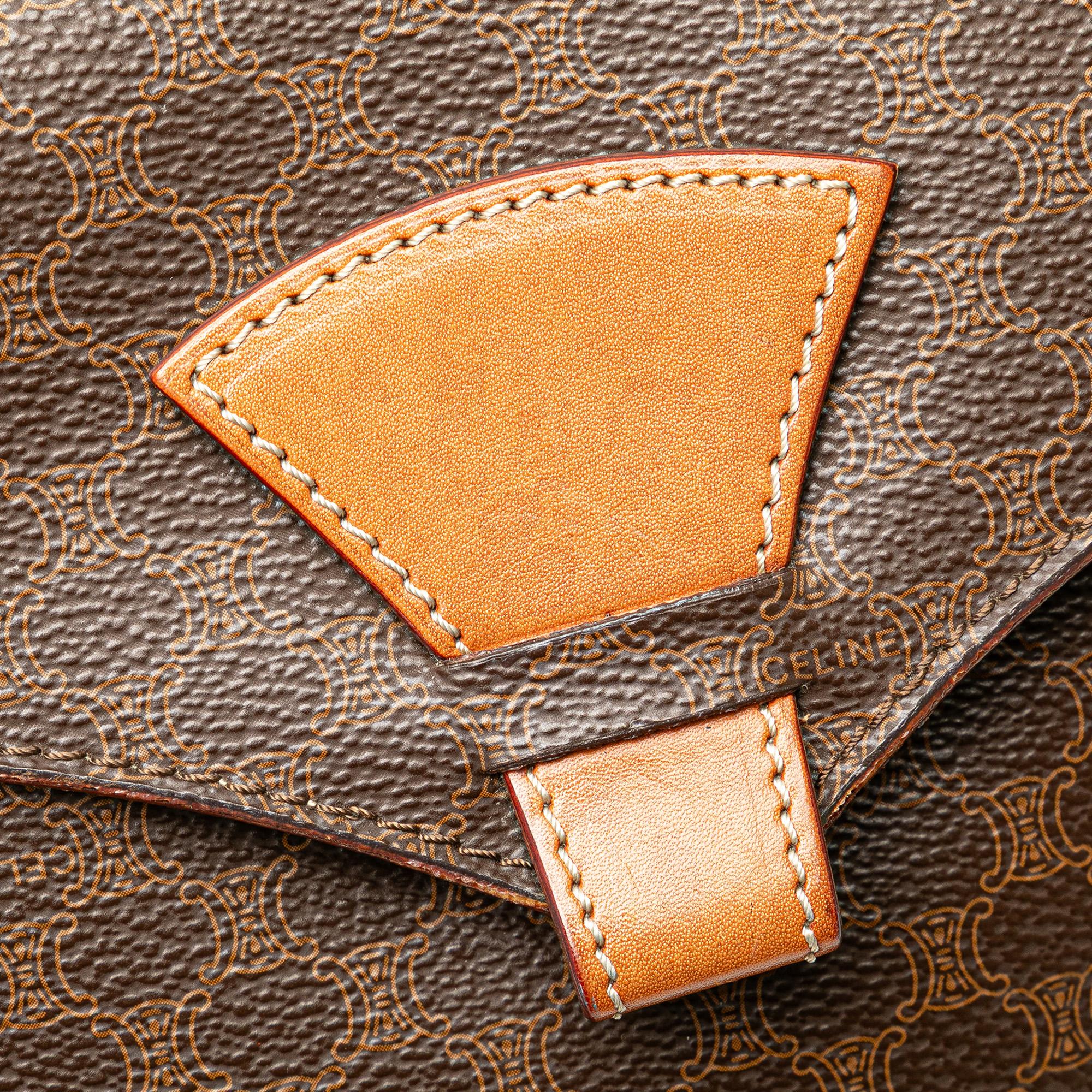 Celine Macadam Coated Canvas Crossbody