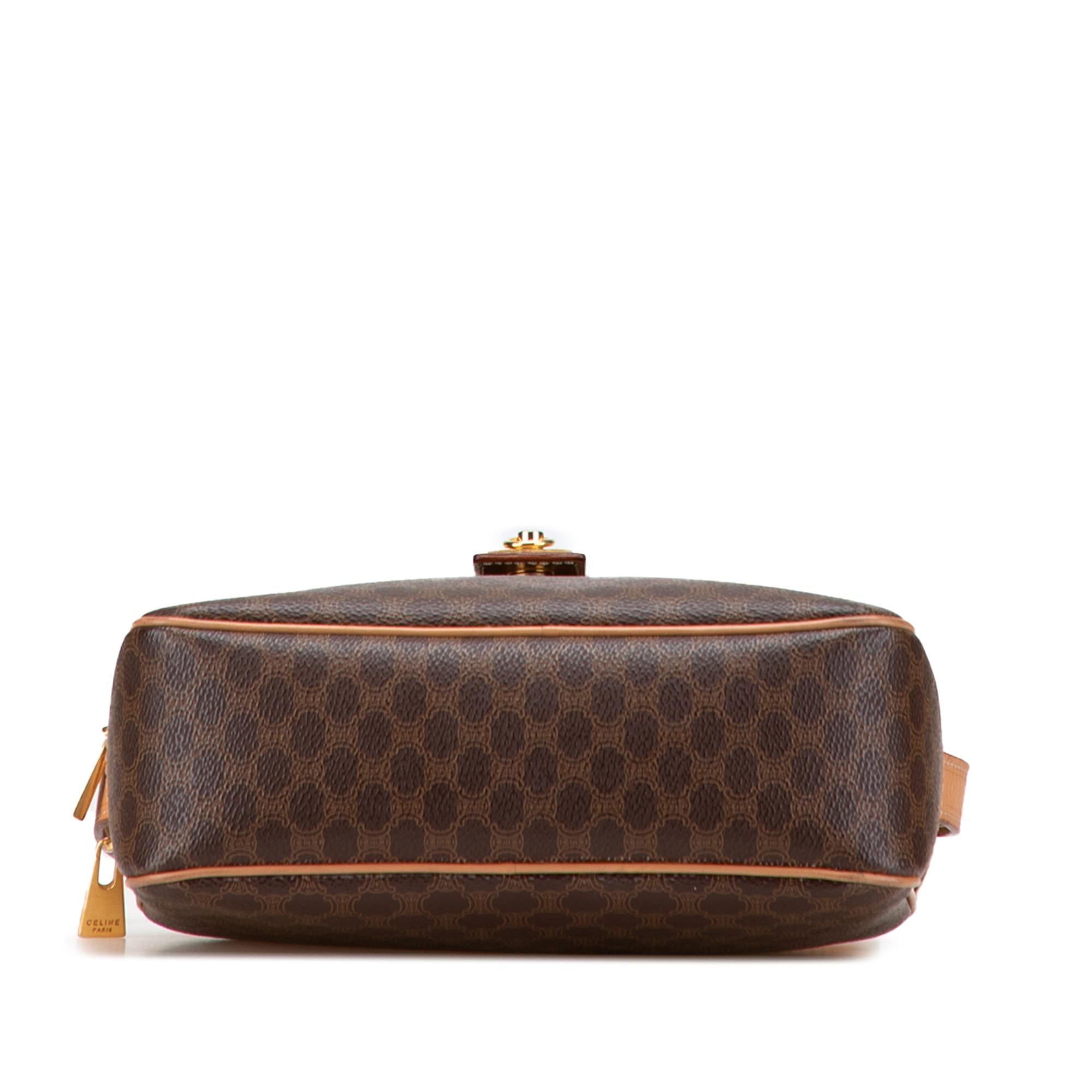 Celine Macadam Coated Canvas Crossbody