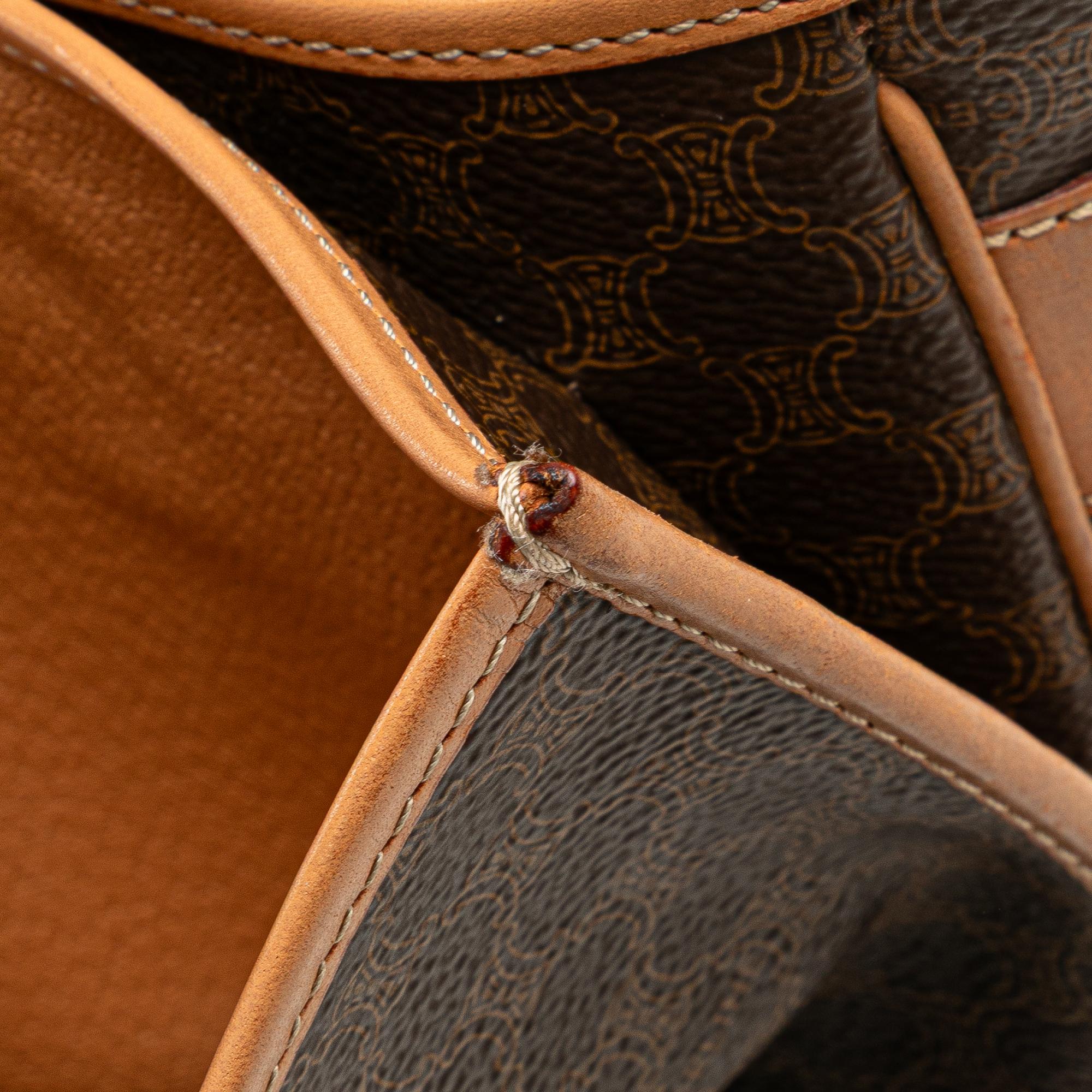 Celine Macadam Coated Canvas Crossbody