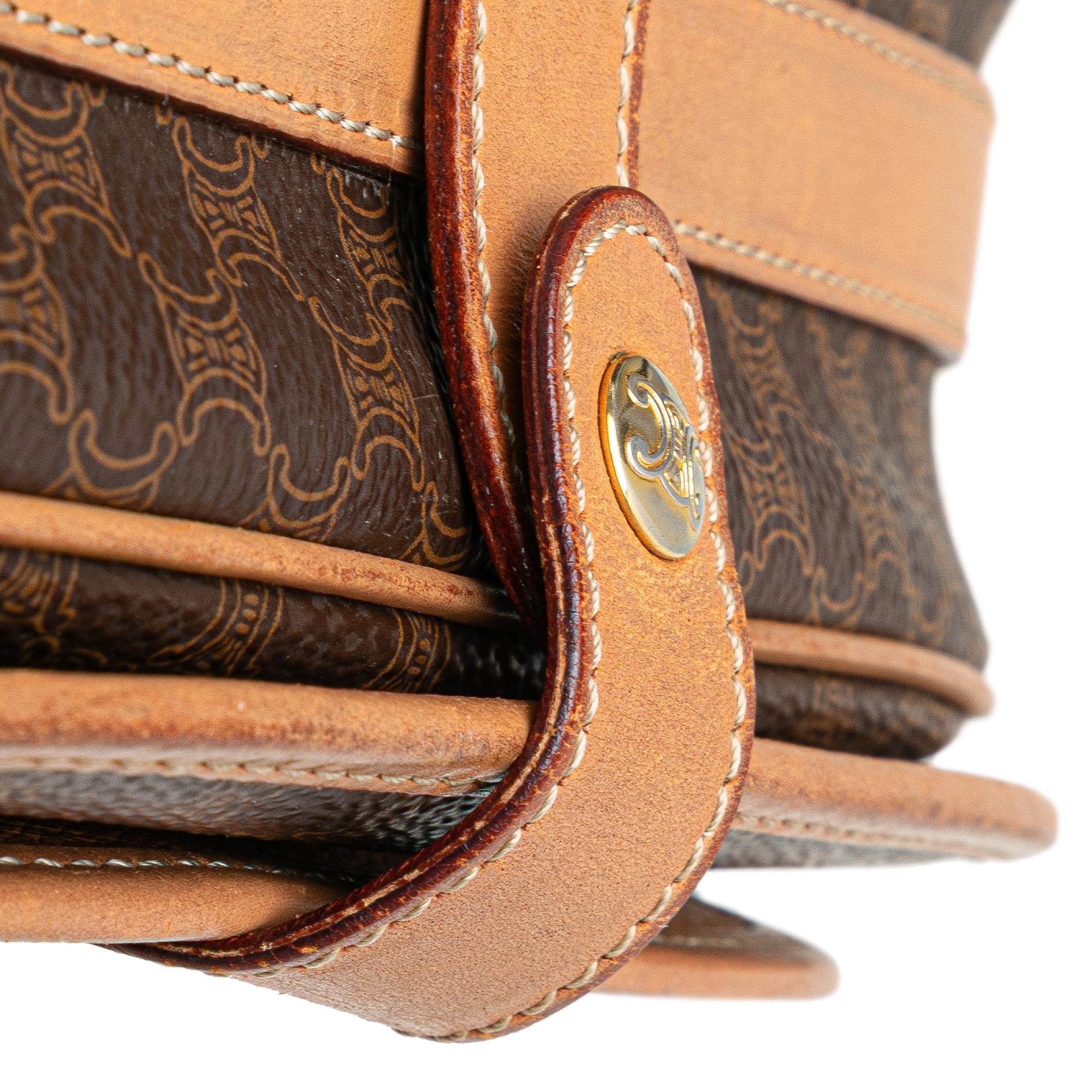 Celine Macadam Coated Canvas Crossbody