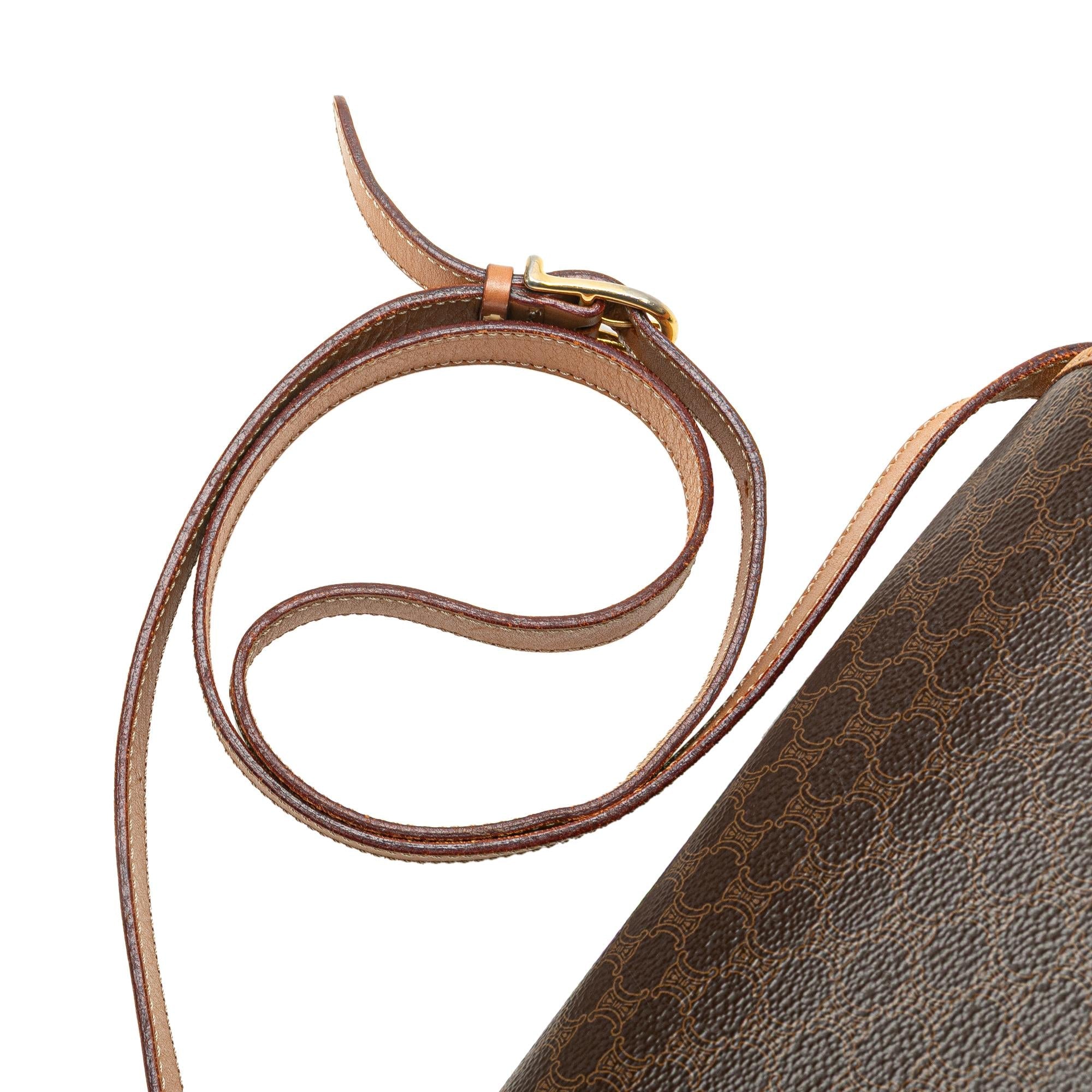 Celine Macadam Coated Canvas Crossbody