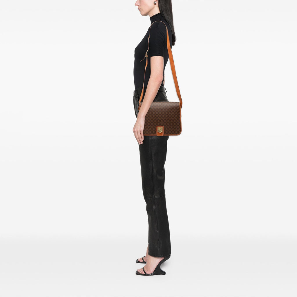 Celine Macadam Coated Canvas Crossbody